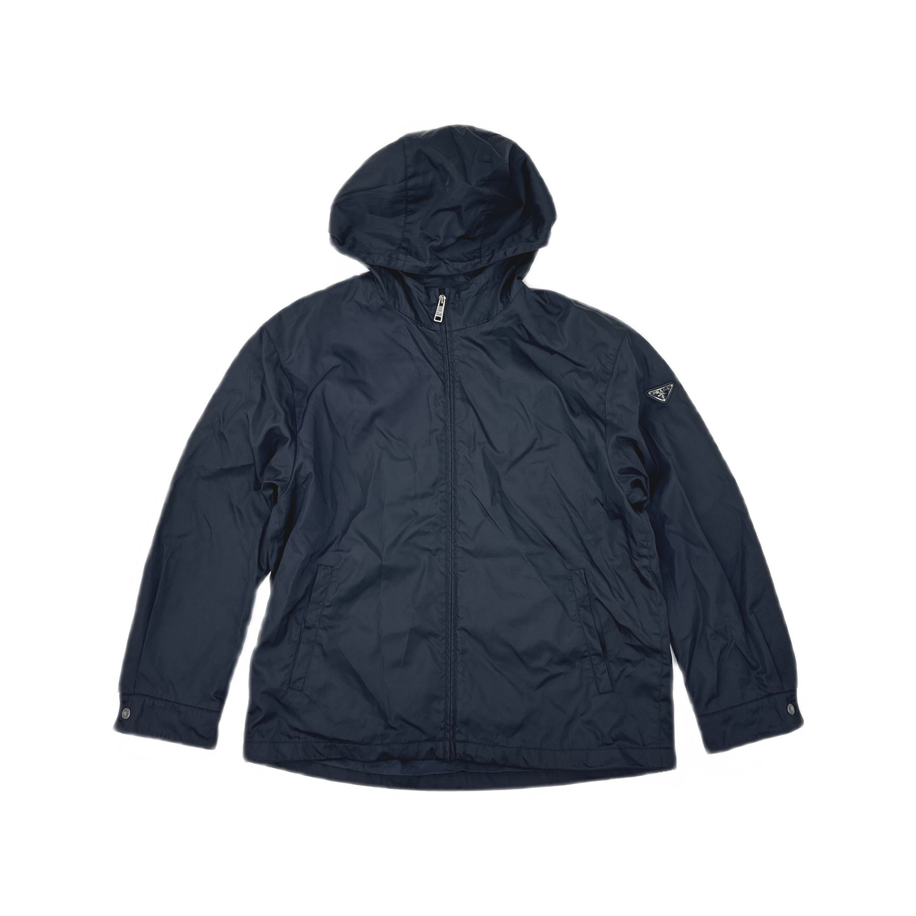 Prada Prada Nylon Hooded Jacket Size 54 Size US L / EU 52-54 / 3 - 1 Thumbnail