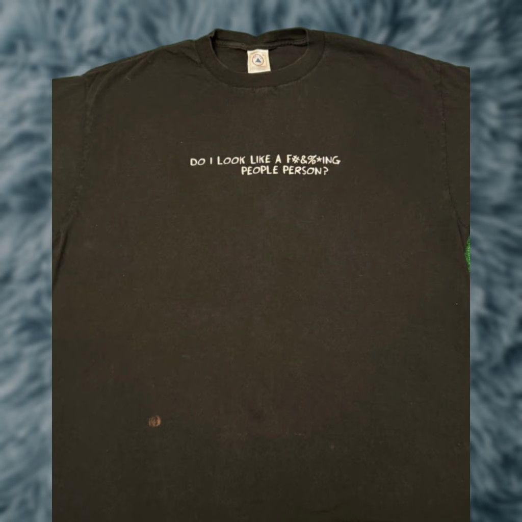 Vintage VINTAGE 90s Do I Look Like A People Person Humor Volgar VTG Shirt Mens XL Size US XL / EU 56 / 4 - 1 Thumbnail