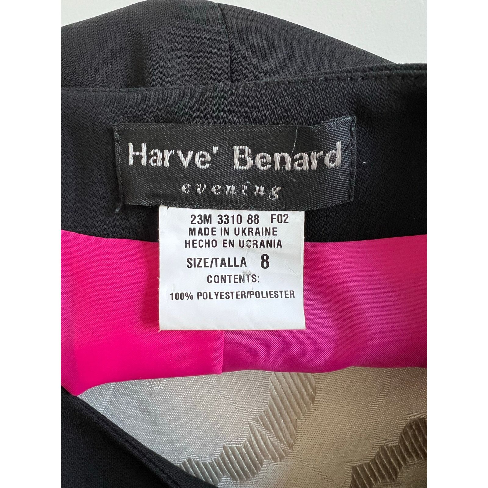 Harve Benard Harve' Benard Evening Vintage Classic Black Blazer Size 8 Size M / US 6-8 / IT 42-44 - 7 Thumbnail