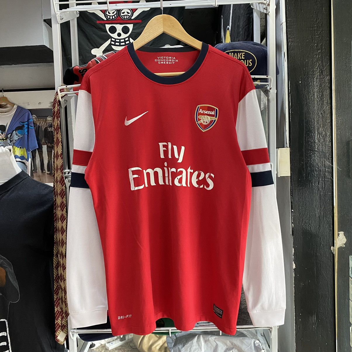 Nike × Vintage Nike FC Arsenal 2012/2013 Home Football Jersey Size US L / EU 52-54 / 3 - 1 Thumbnail
