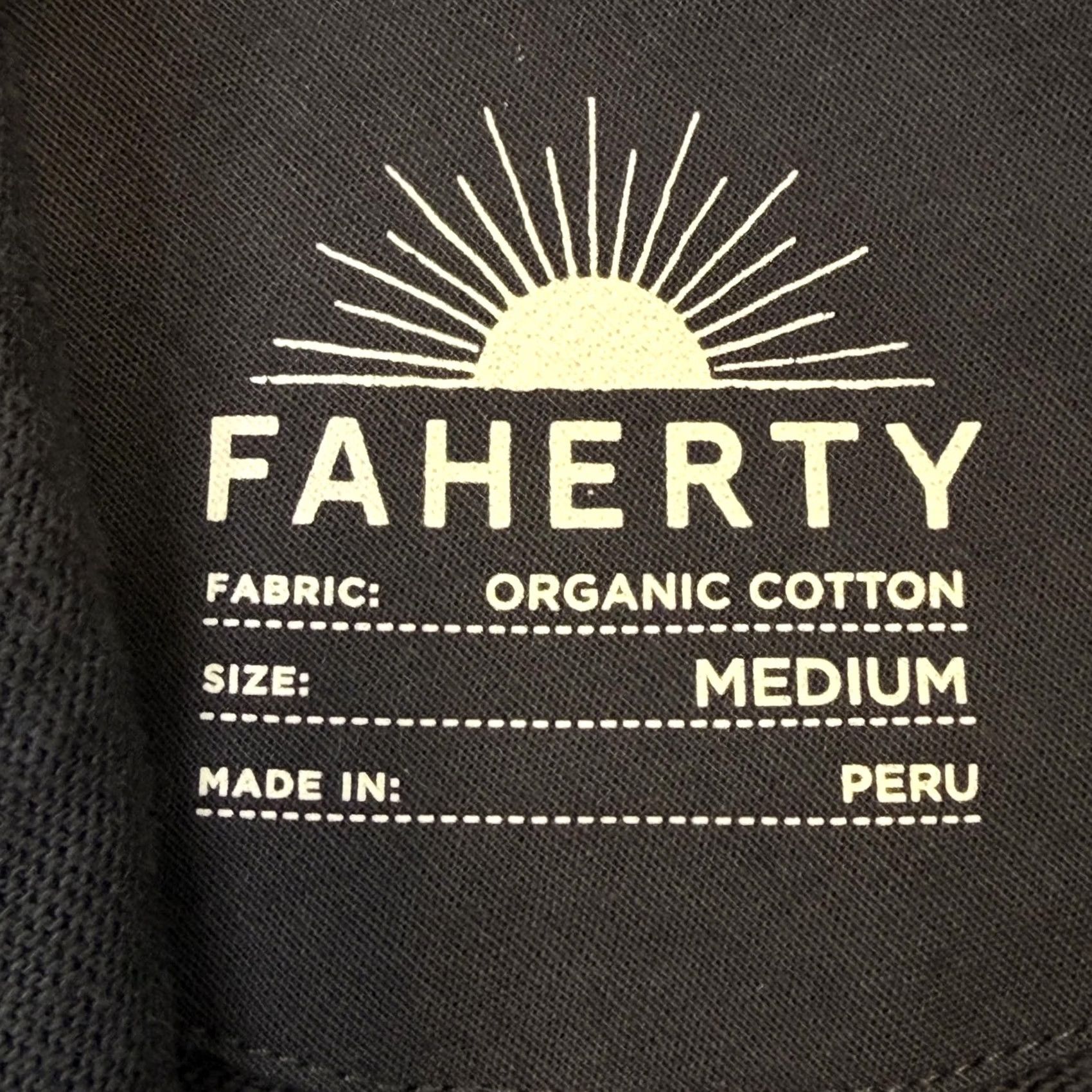 Faherty Faherty Hoodie Mens Medium Blue Organic Cotton Lightweight Pullover Knit Hoodie Mens Medium Blue Cotton Lightweight Knit Pullover Faherty Size US M / EU 48-50 / 2 - 2 Thumbnail