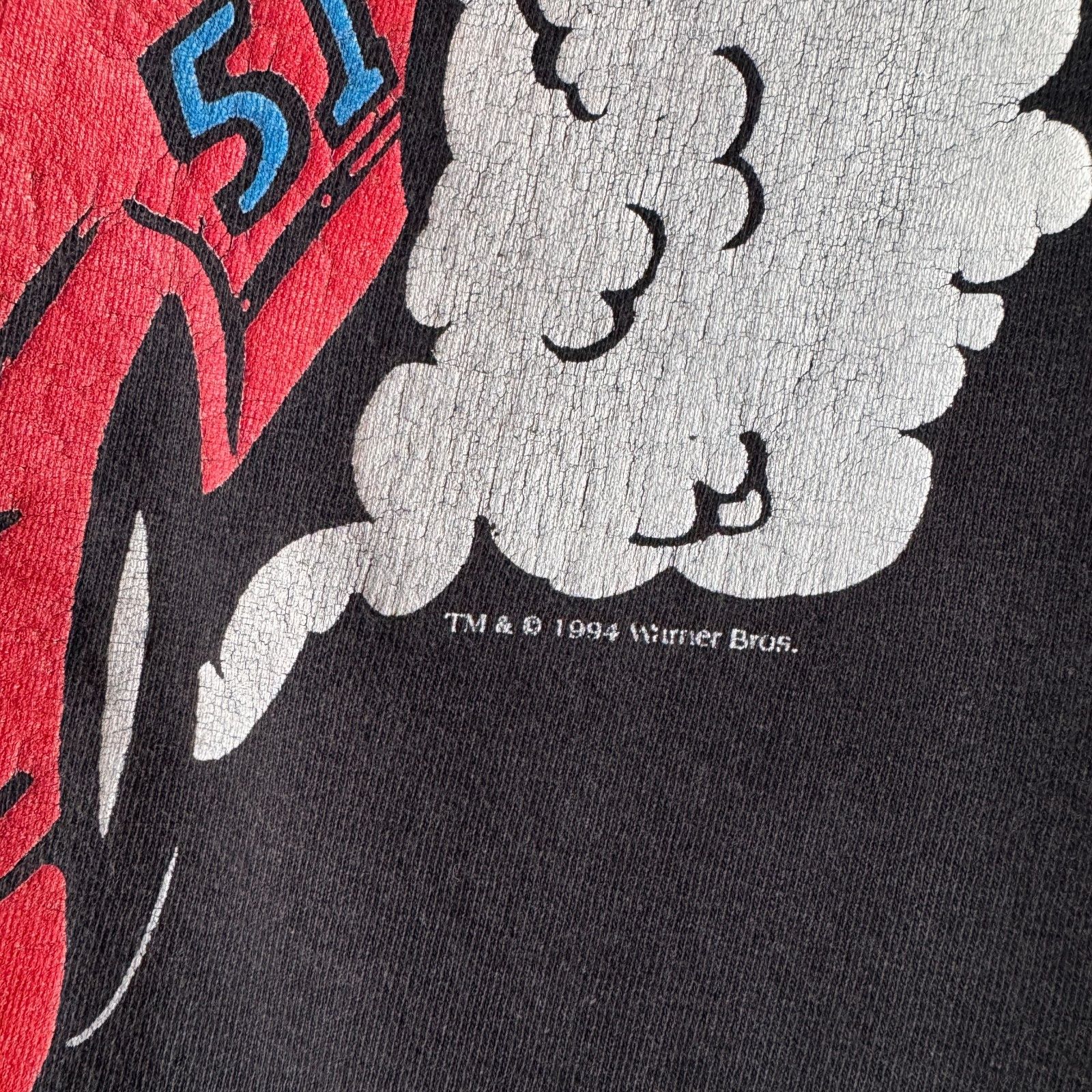 NASCAR Looney Tunes Vintage 1994 NASCAR T-Shirt Lee Single Stitch Size US XL / EU 56 / 4 - 8 Thumbnail
