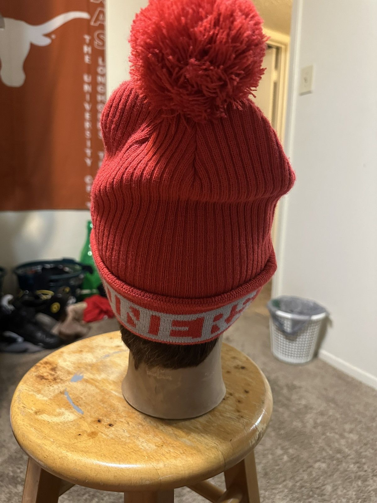 NCAA Vintage NCAA Oklahoma Sooners “triple ball” beanie 00s Size ONE SIZE - 3 Thumbnail
