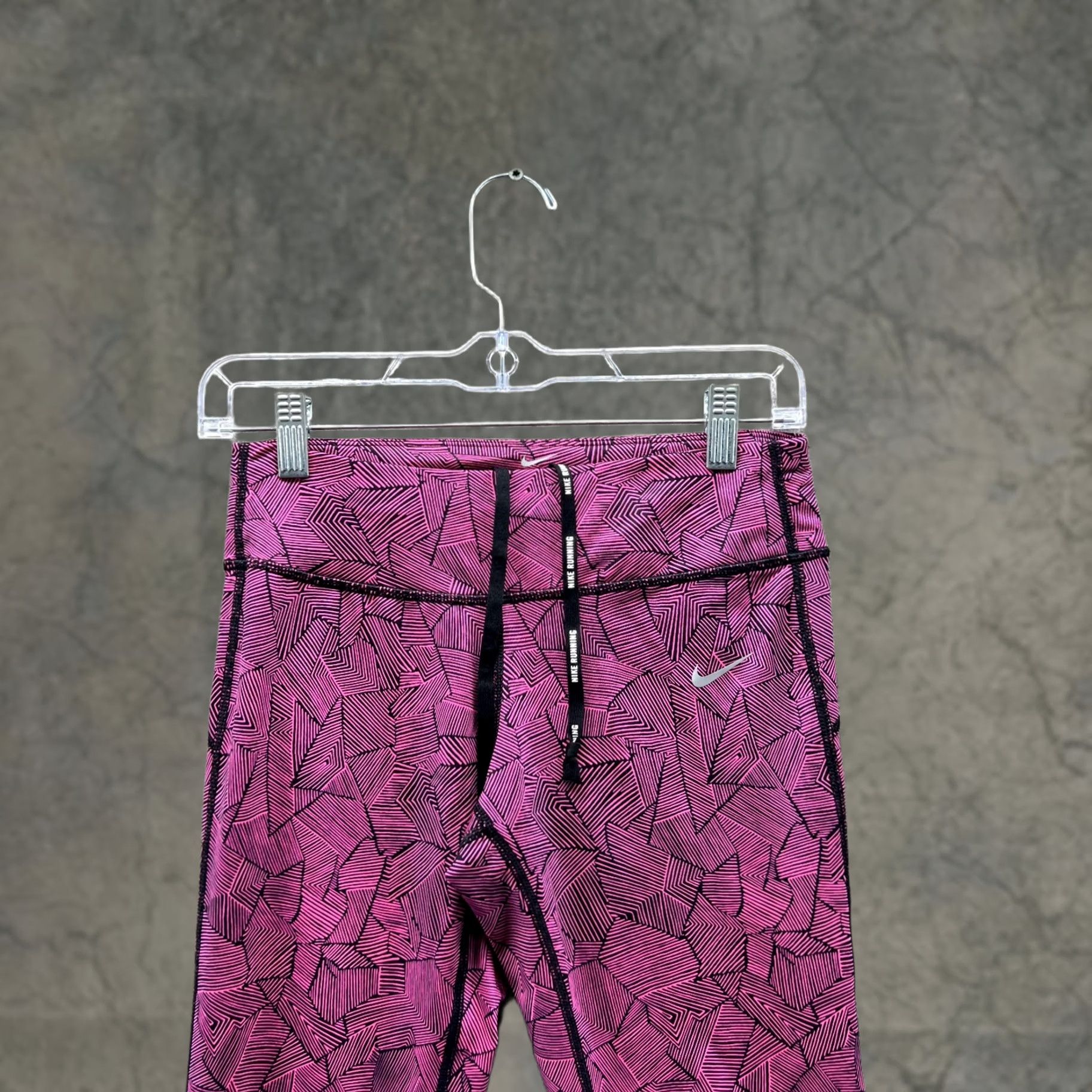Nike Nike Dri-FIT Pants Women Small Purple Athletic Training Lightweight Polyester Leggings Size 28" / US 6 / IT 42 - 1 Thumbnail