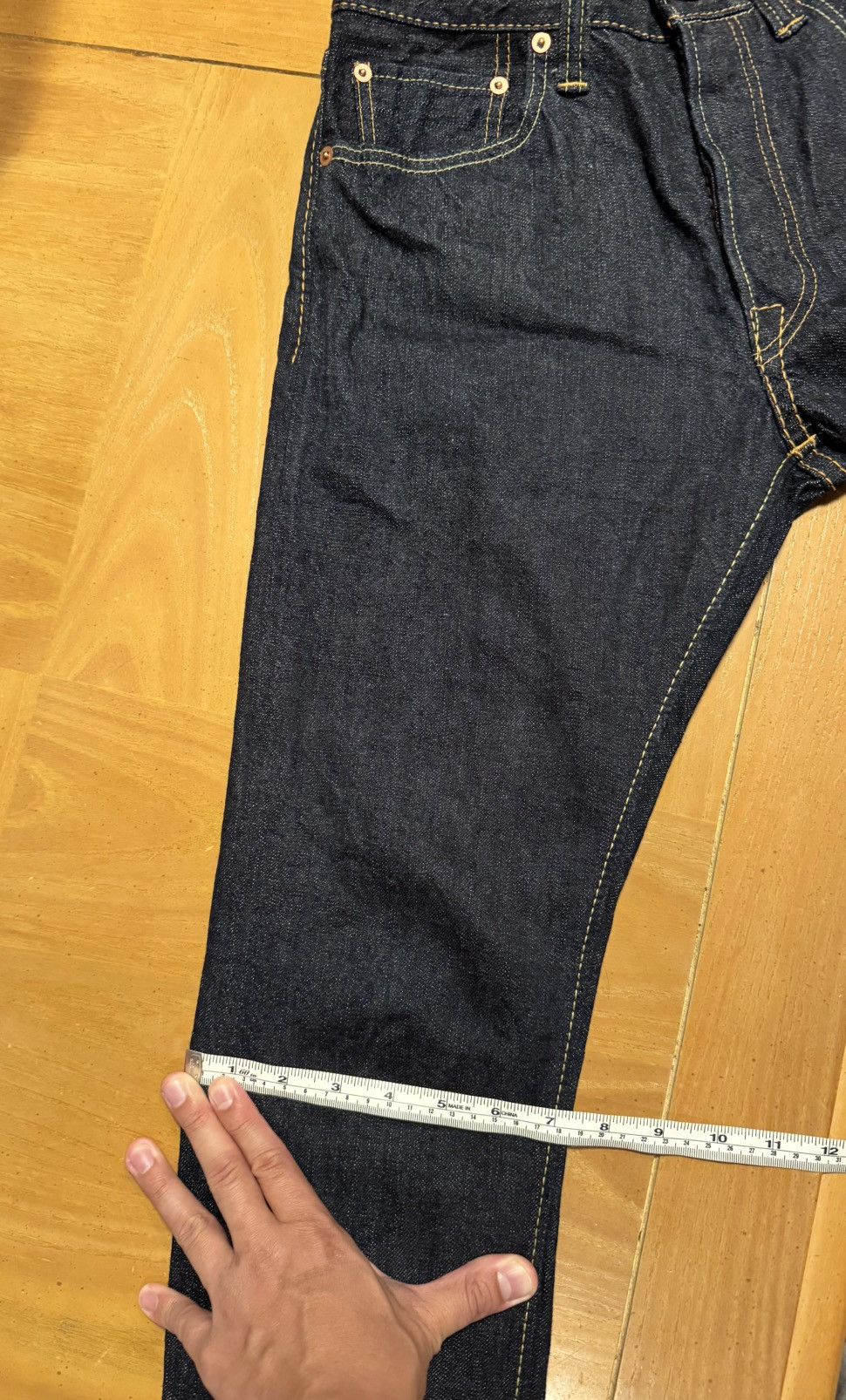 Pure Blue Japan Pure Blue Japan 12oz. Lightweight "Summer Denim" Size US 31 - 13 Thumbnail