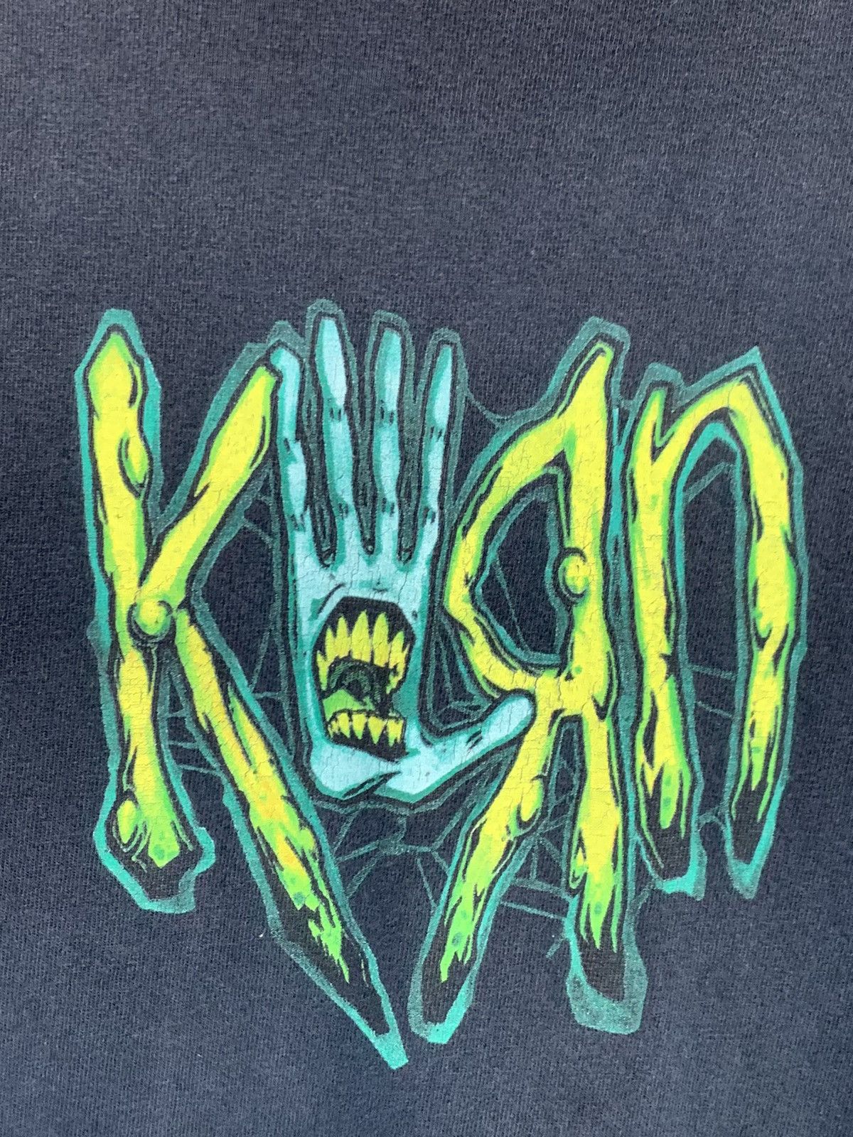 Band Tees × Giant × Vintage RARE Vintage KoRn Thrashed Faded Giant Distressed Tour Shirt Size US XL / EU 56 / 4 - 5 Thumbnail