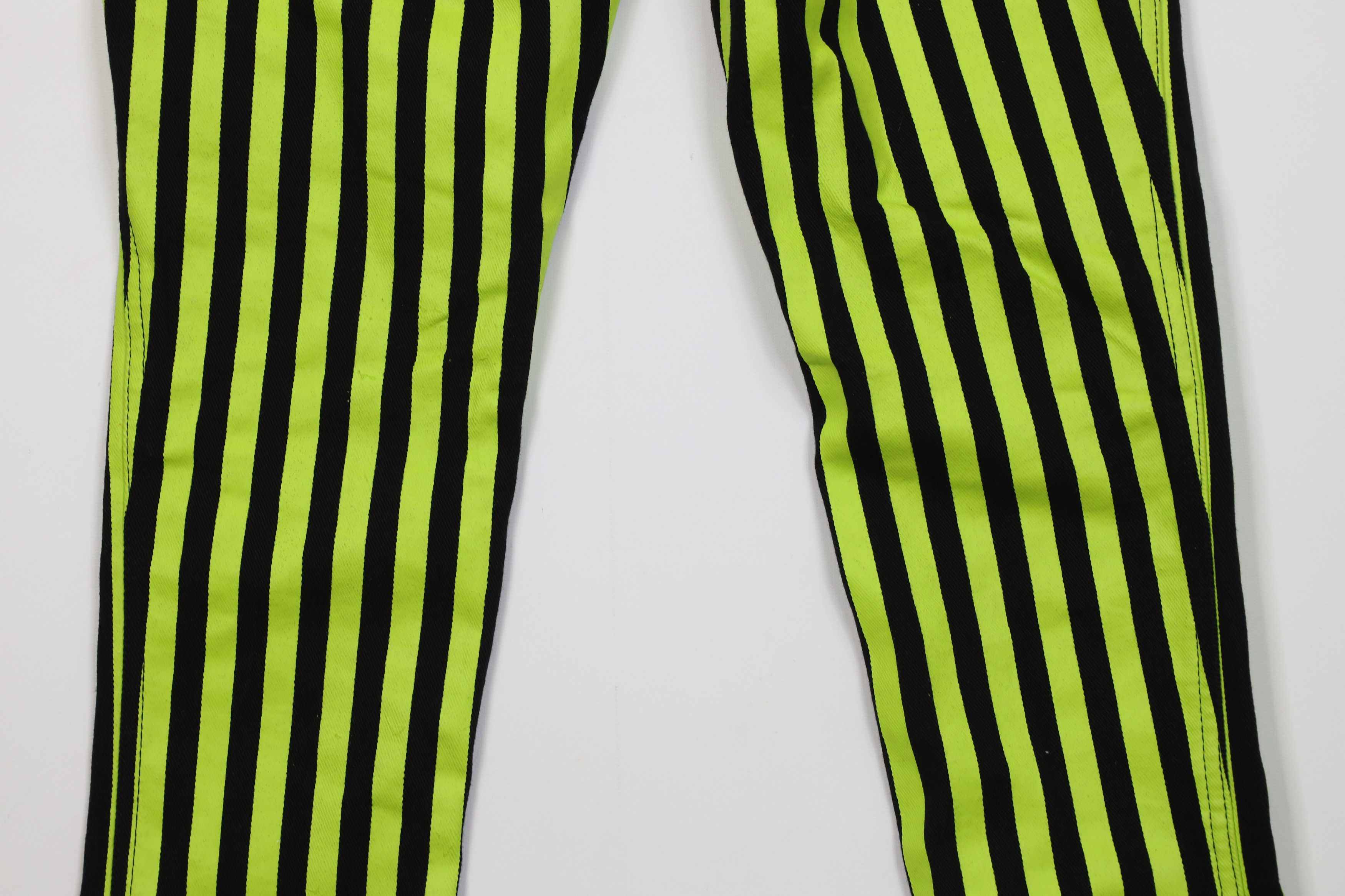 Vintage Vintage 90s Y2K Tripp NYC Striped Skinny Leg Jeans Stretch Size 28" / US 6 / IT 42 - 12 Thumbnail