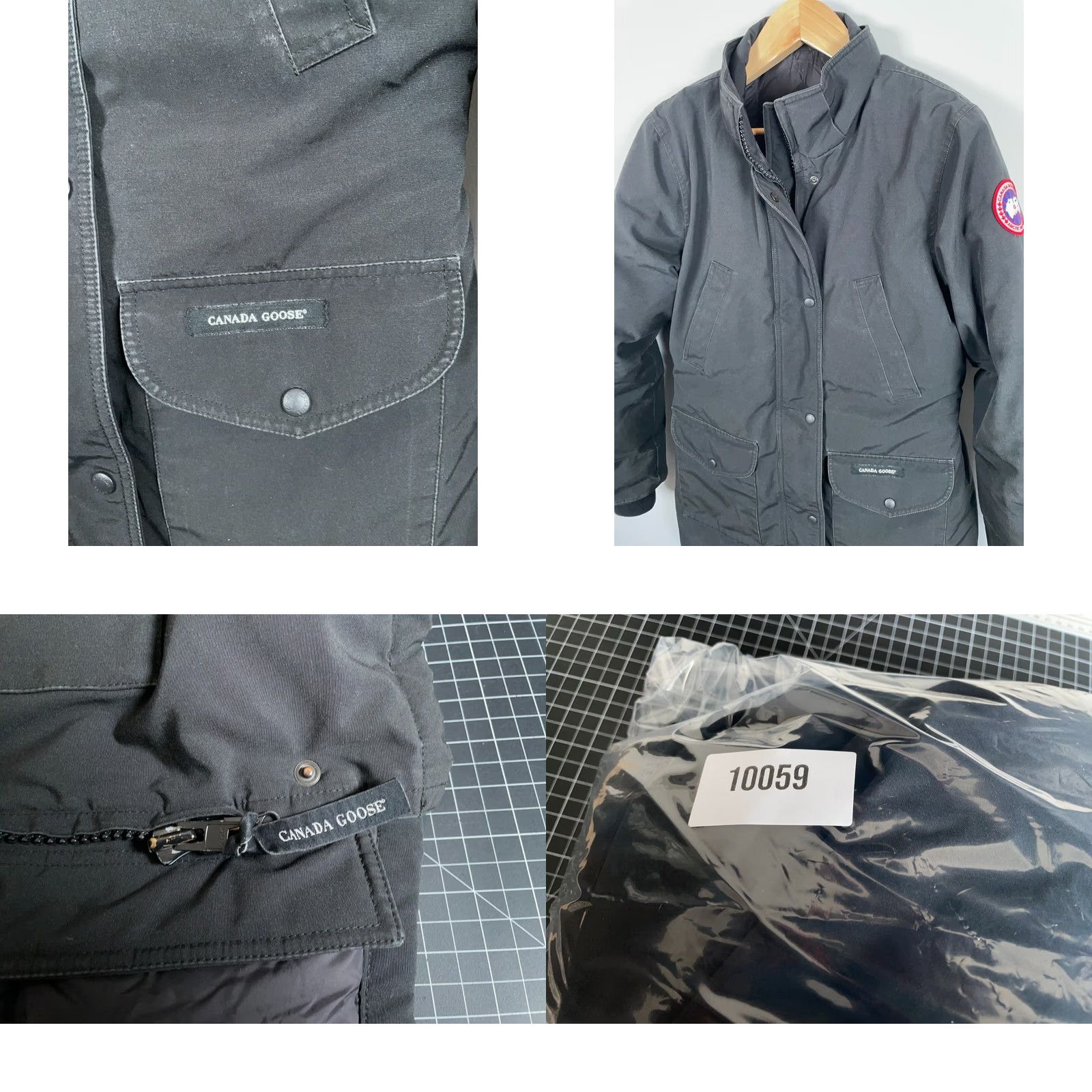 Canada Goose Canada Goose Parka Coat Womens Large Black Down Trillium 6550L Zip Removable Hood Nylon Lining Long Jacket Size L / US 10 / IT 46 - 11 Thumbnail