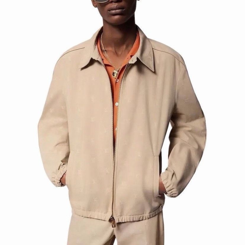 Louis Vuitton LV SS24 Embroidered Khaki Jacket Size US M / EU 48-50 / 2 - 7 Thumbnail