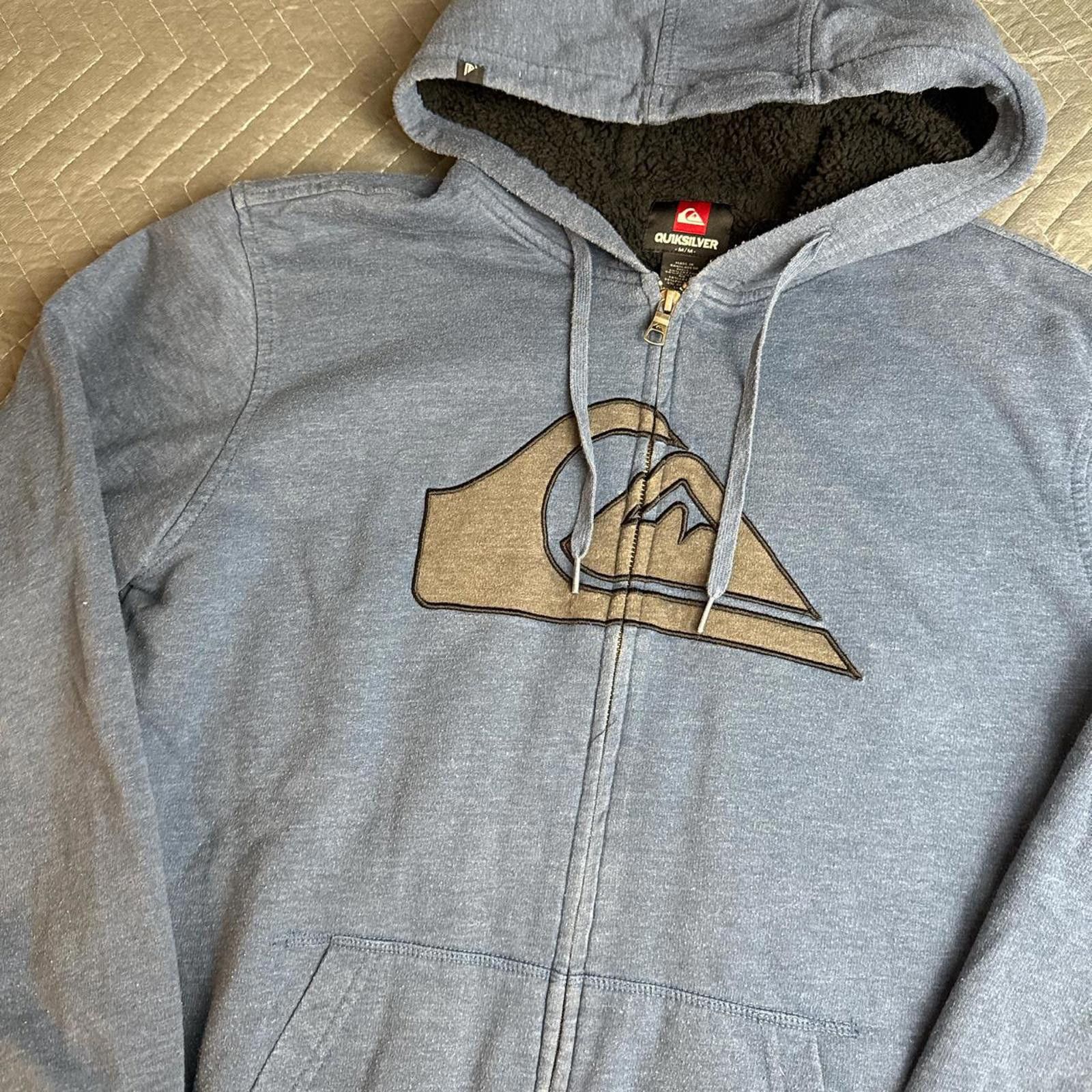 Quiksilver Y2K Quiksilver zip-up hoodie mens medium Size US M / EU 48-50 / 2 - 2 Thumbnail