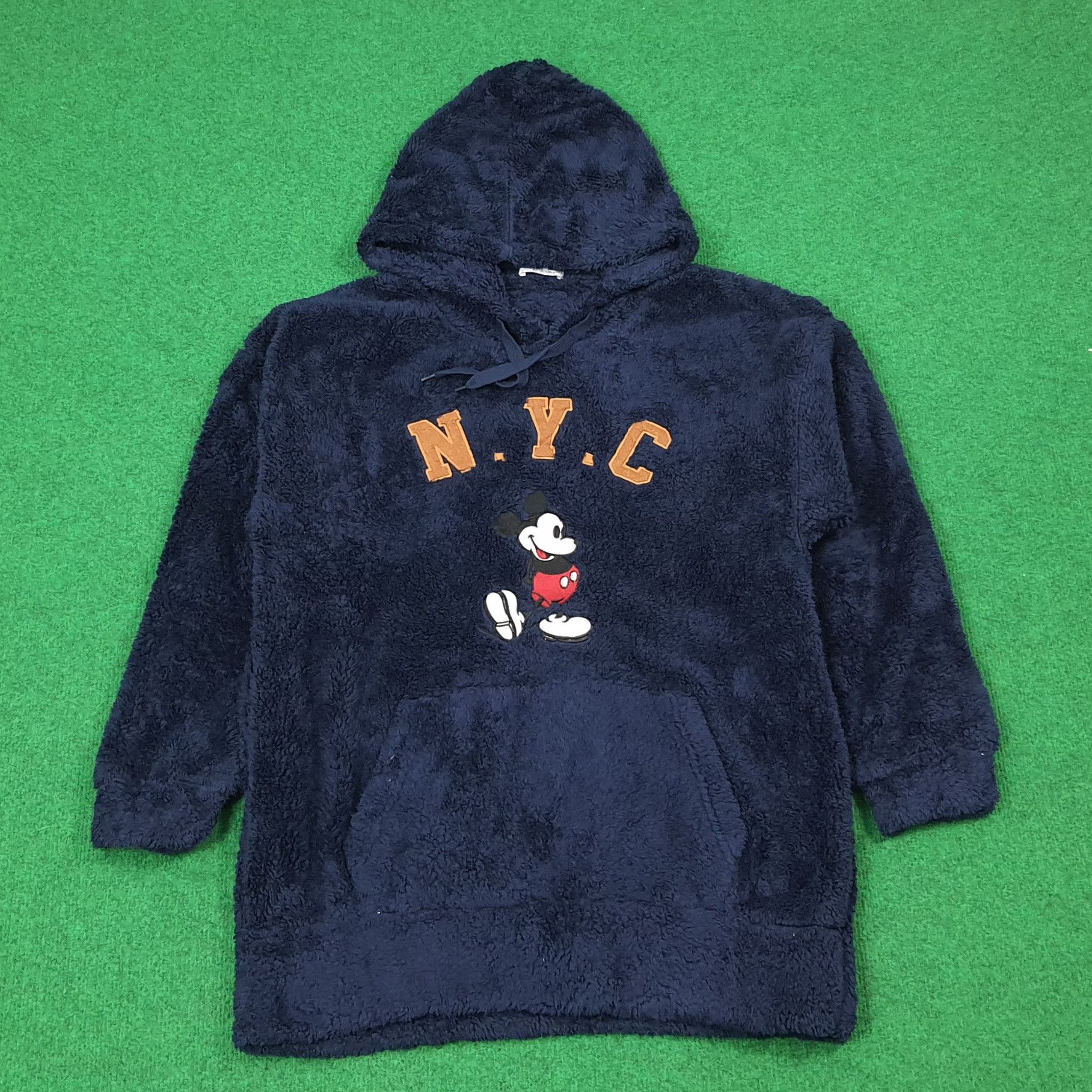 Disney Vintage Disney NYC Mickey Mouse Fleece Hoodie C268N16 Size US S / EU 44-46 / 1 - 1 Thumbnail