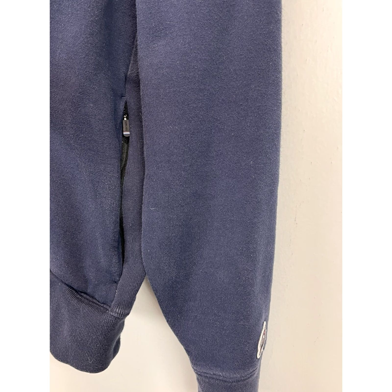Vintage VINTAGE Peloton x Four Laps Sweatshirt Crew Neck Men's L Navy Zipper Pockets Sports Cycling Size US L / EU 52-54 / 3 - 4 Thumbnail