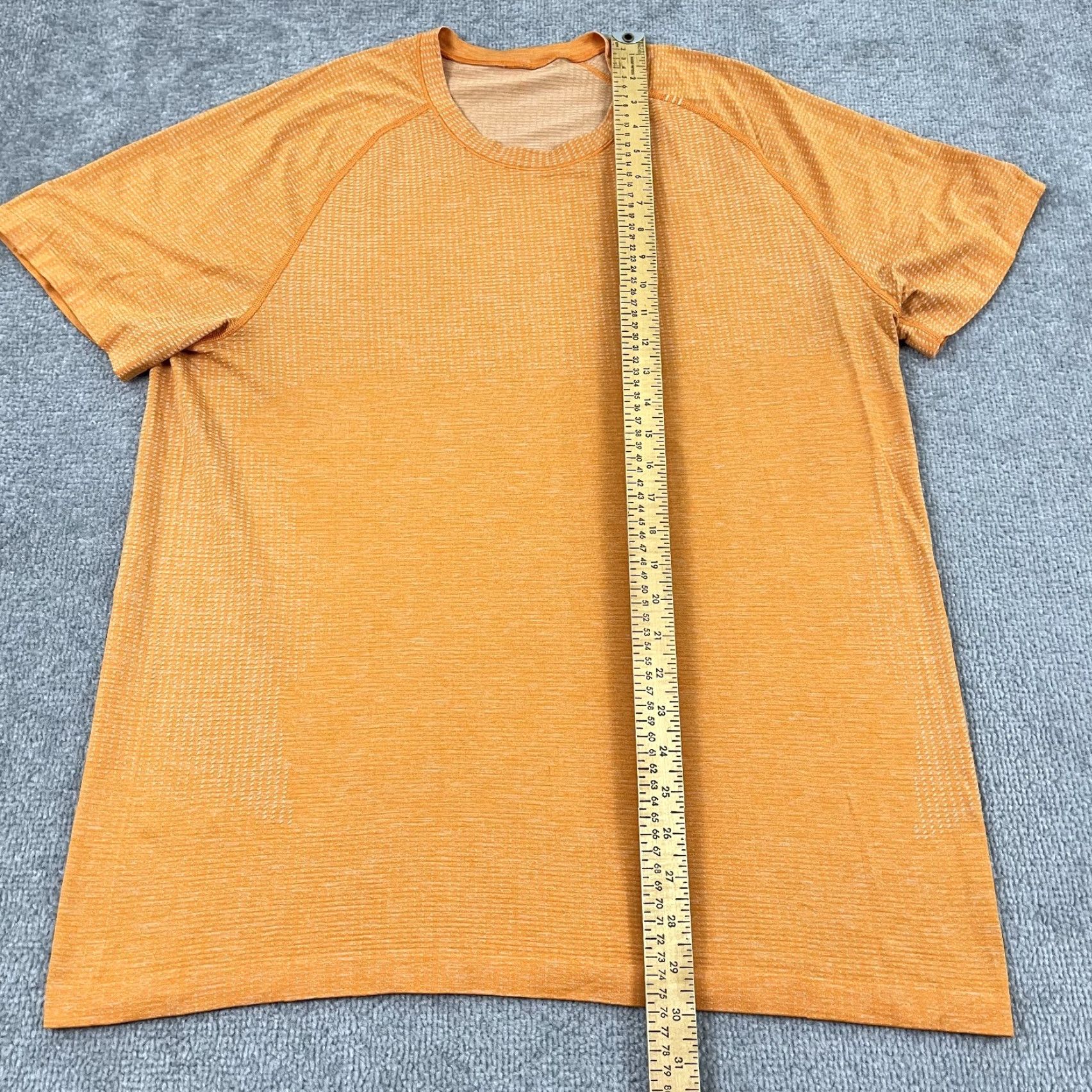 Lululemon Lululemon Metal Vent Tech Shirt Mens XL Orange Active Workout Running Gym Sport Shirts Size US XL / EU 56 / 4 - 5 Thumbnail