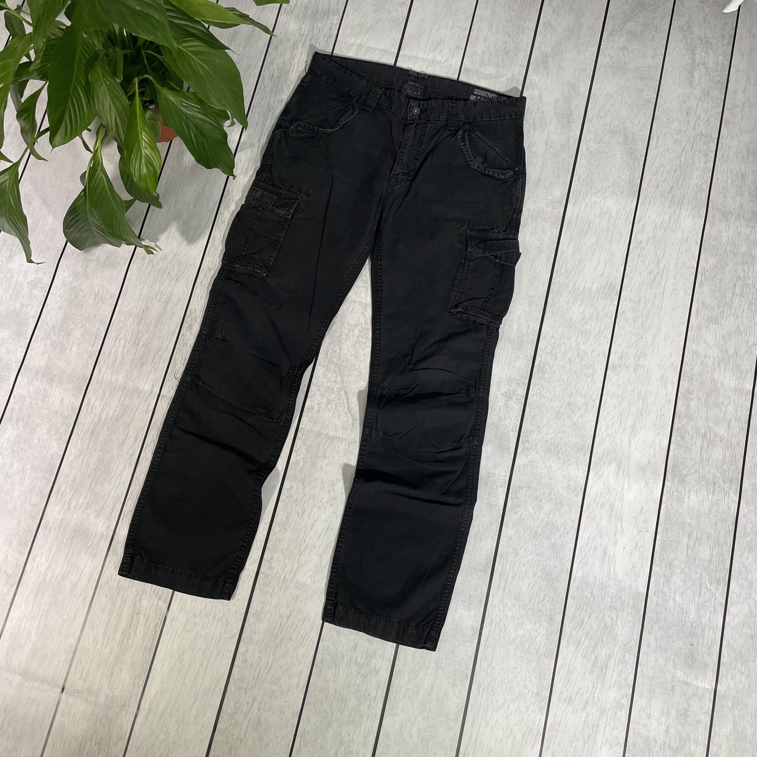 Schott Vintage Cargo Pants SCHOTT NYC streetwear y2k style sz 34 Size US 34 / EU 50 - 6 Thumbnail