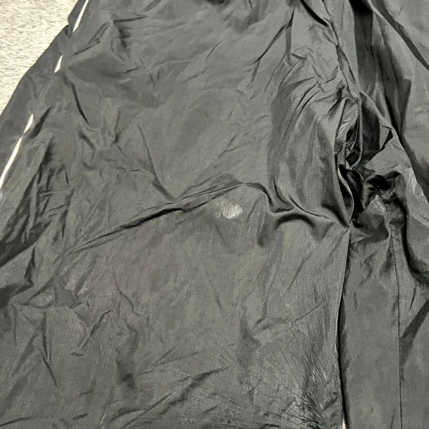 Nike VINTAGE 90s Nike Track Pants Mens XXL Black Cuffed Windbreaker Swoosh Ankle Zip Pants Mens Black 90s Nike Track Windsuit? Size 48R - 3 Thumbnail