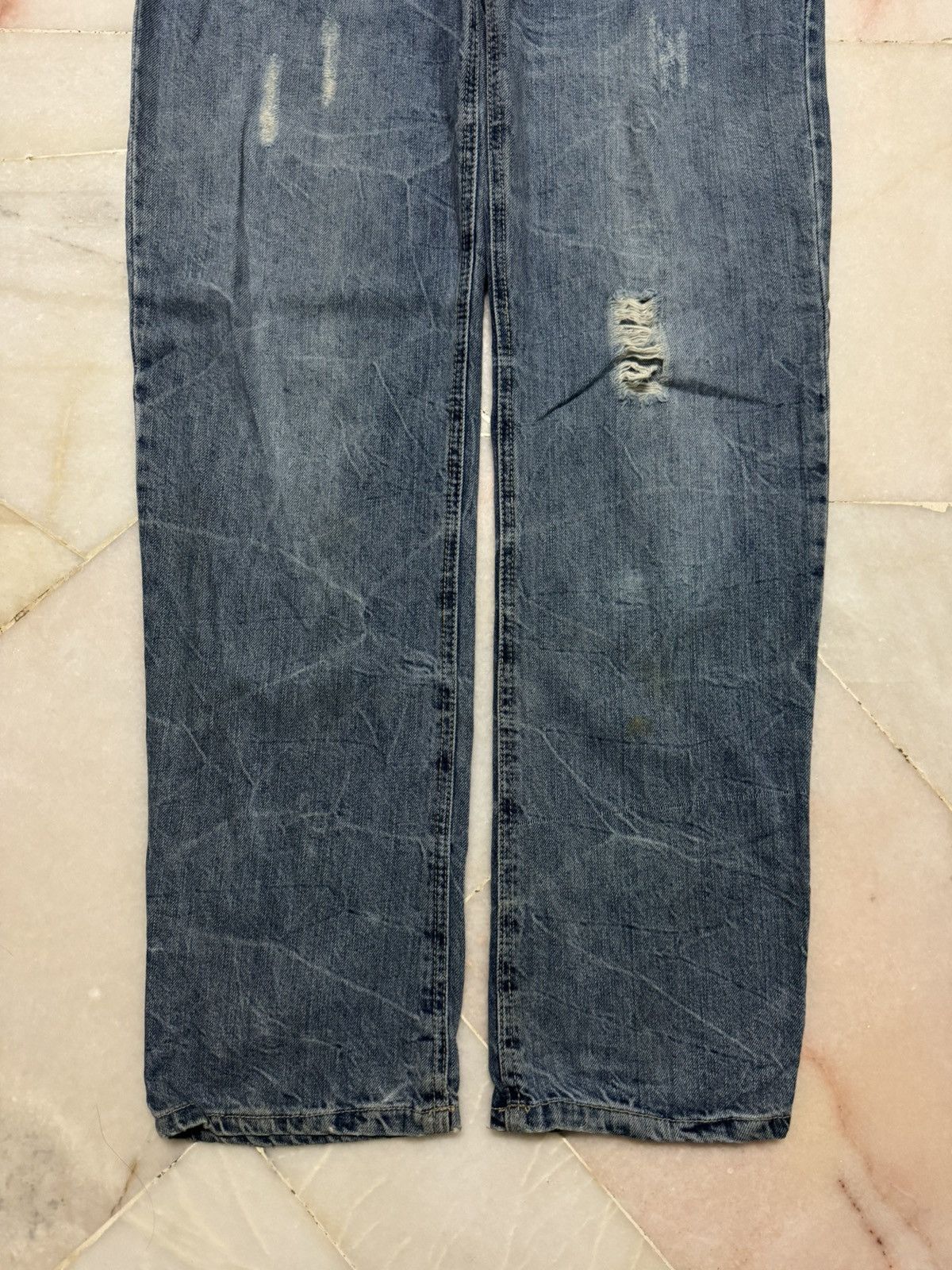 PPFM 💥RARE DOUBLE WAIST💥VTG JAPANESE OVERALL DOUBLE WAIST GRUNGE Size US 30 / EU 46 - 7 Thumbnail