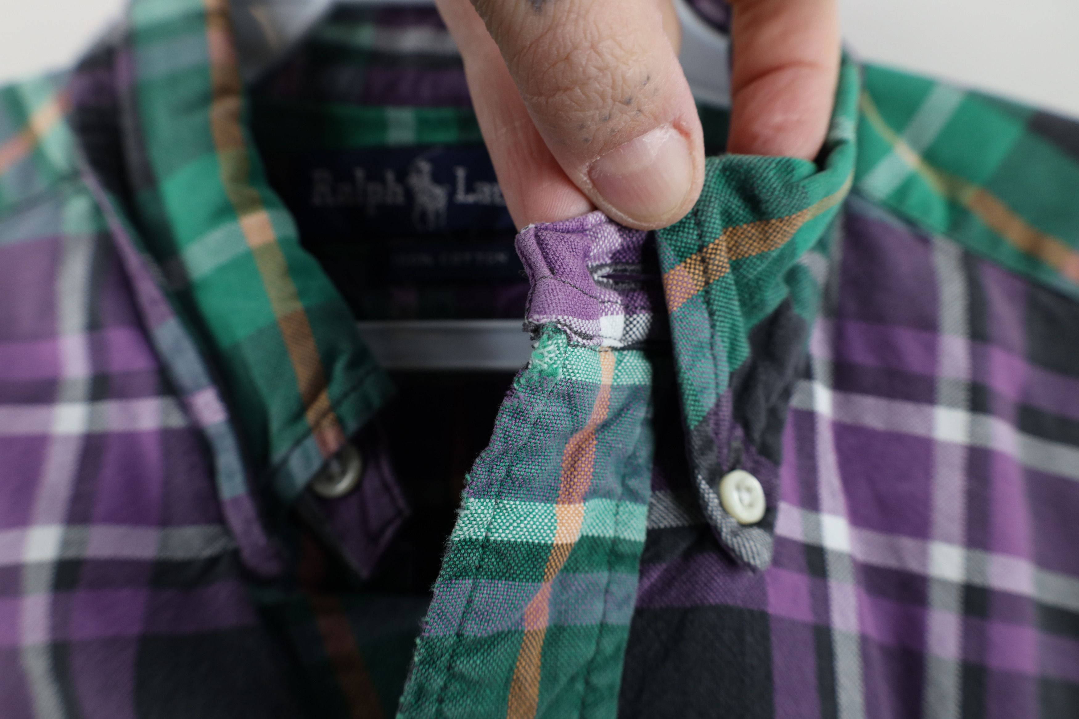 Polo Ralph Lauren Vintage 80s 90s Ralph Lauren Madras Plaid Button Down Shirt Size US S / EU 44-46 / 1 - 6 Thumbnail