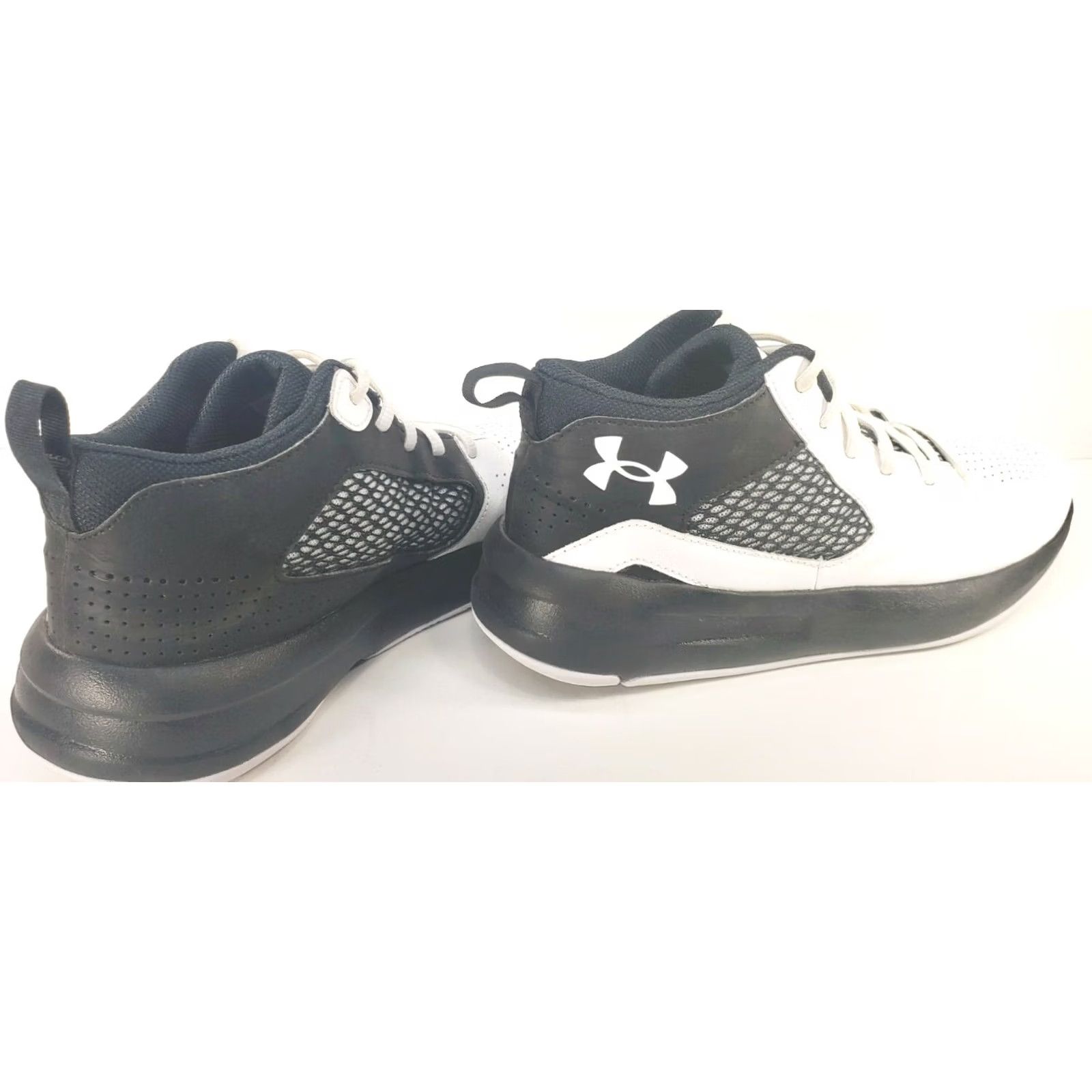 Under Armour Under Armour Top Mens White Black Lockdown Men Size Womens Midtop Size US 8 / IT 38 - 4 Thumbnail
