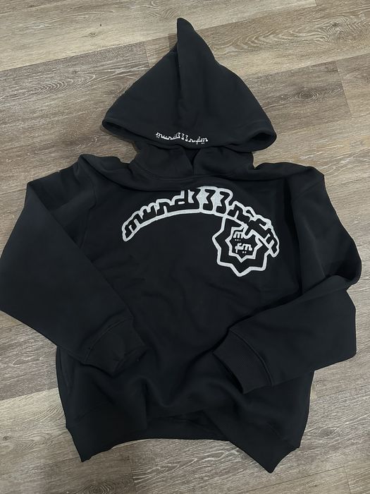 murd333r.fm BLACK MURD333R HOODIE | Grailed