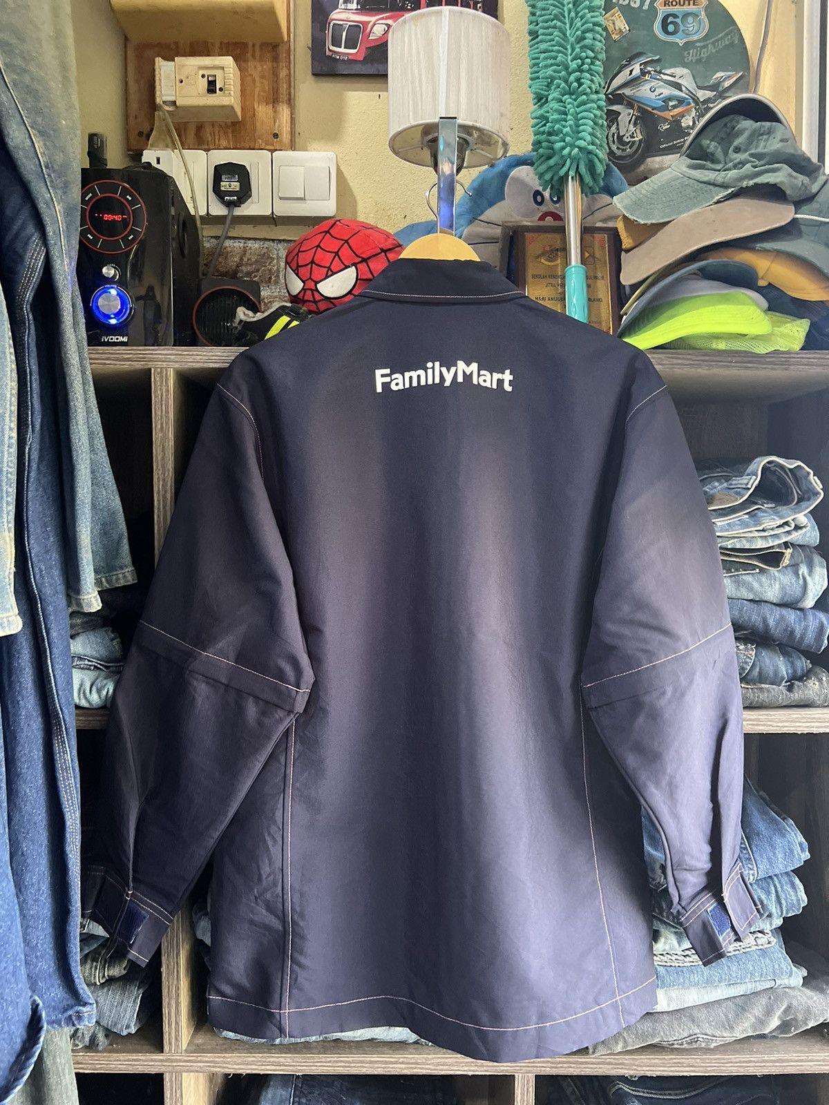 Japanese Brand 🔥Rare Family Mart Zipper Jacket Size US L / EU 52-54 / 3 - 3 Thumbnail
