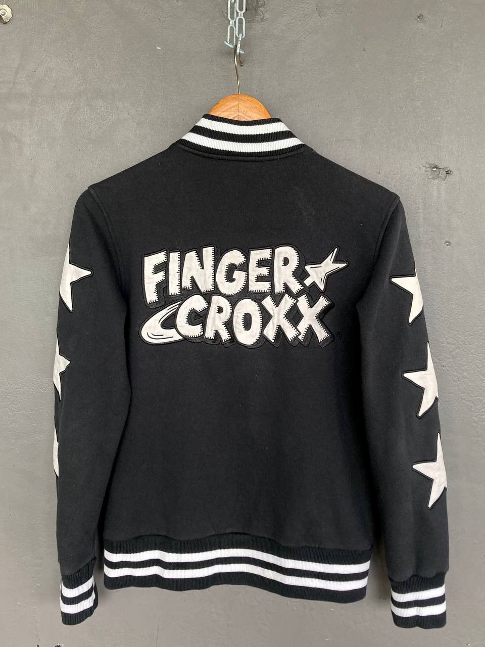 Fingercroxx Fingercroxx City Patched Sleeves Varsity Jacket Size US XS / EU 42 / 0 - 2 Thumbnail
