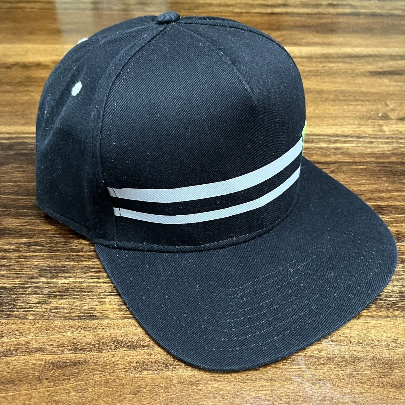 Vintage Monster Energy Hat Cap Snap Back Adjustable Black Gray 2 Stripe CYOD Vintage Men One Size Black Cotton Polyester Knit Adjustable Sn abback? Size ONE SIZE - 6 Thumbnail