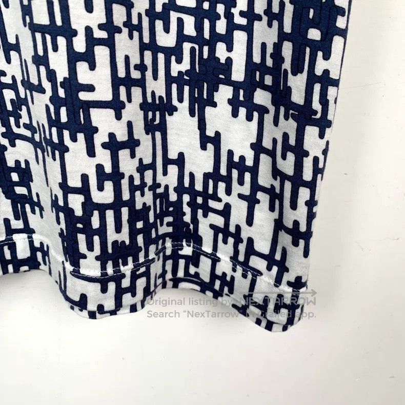 Hermes Hermes Colorblock Letter Full Print Round Neck Cotton Shor Size L / US 10 / IT 46 - 4 Thumbnail