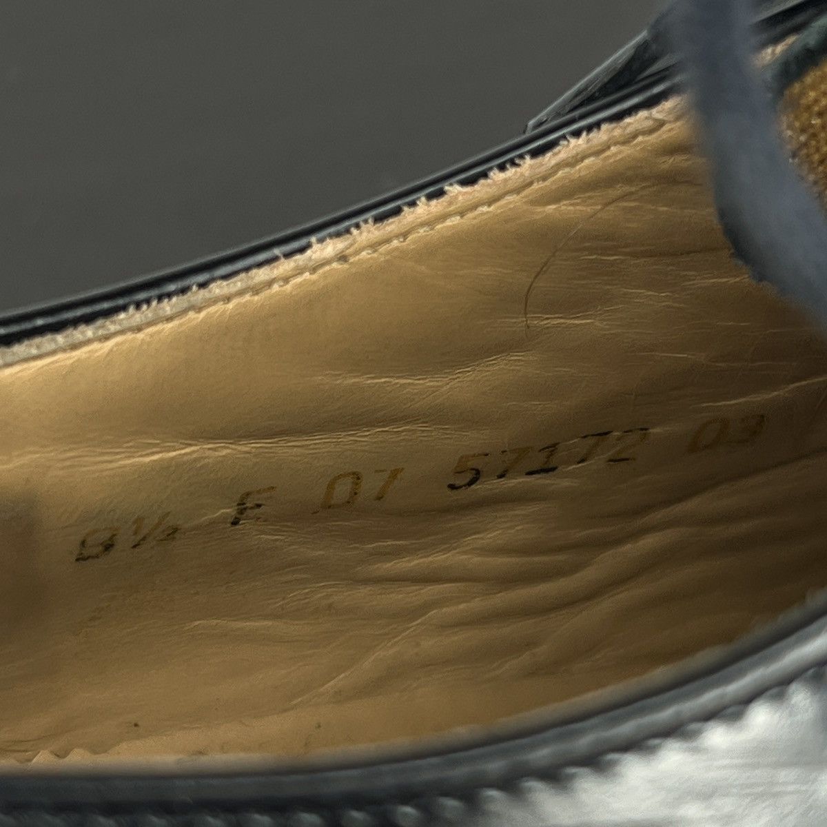 Designer HENRY LLOYD BOURTON DERBY BROGUE BLACK LEATHER HUDSON SHOES Size US 10 / EU 43 - 9 Thumbnail