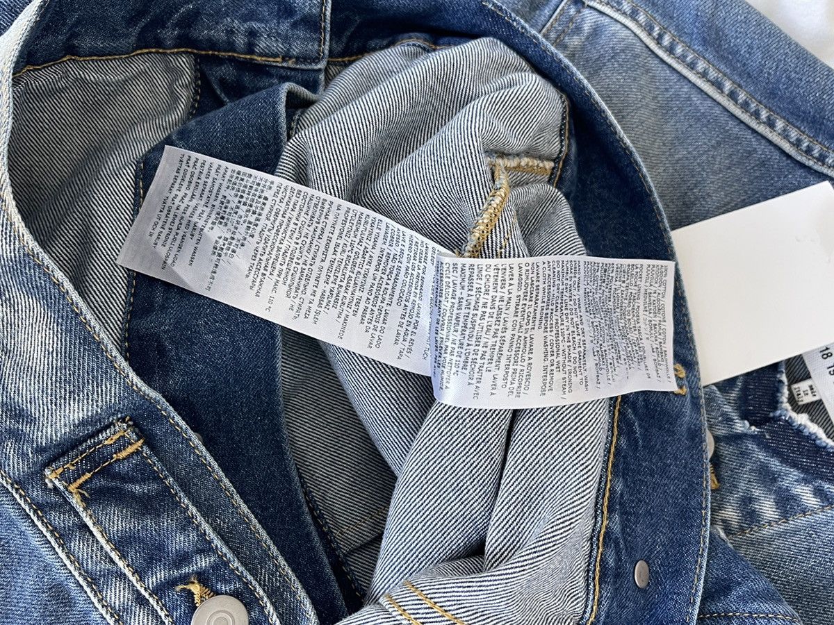 Maison Margiela Collarless Denim Jacket Size US XS / EU 42 / 0 - 6 Thumbnail
