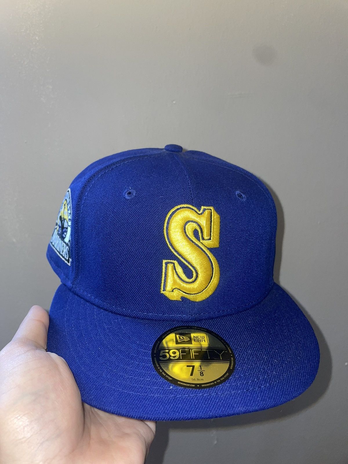 image of New Era Usa Cap King Seattle Mariners Ken Griffey Jr Inspired Size 7 in Blue, Men's