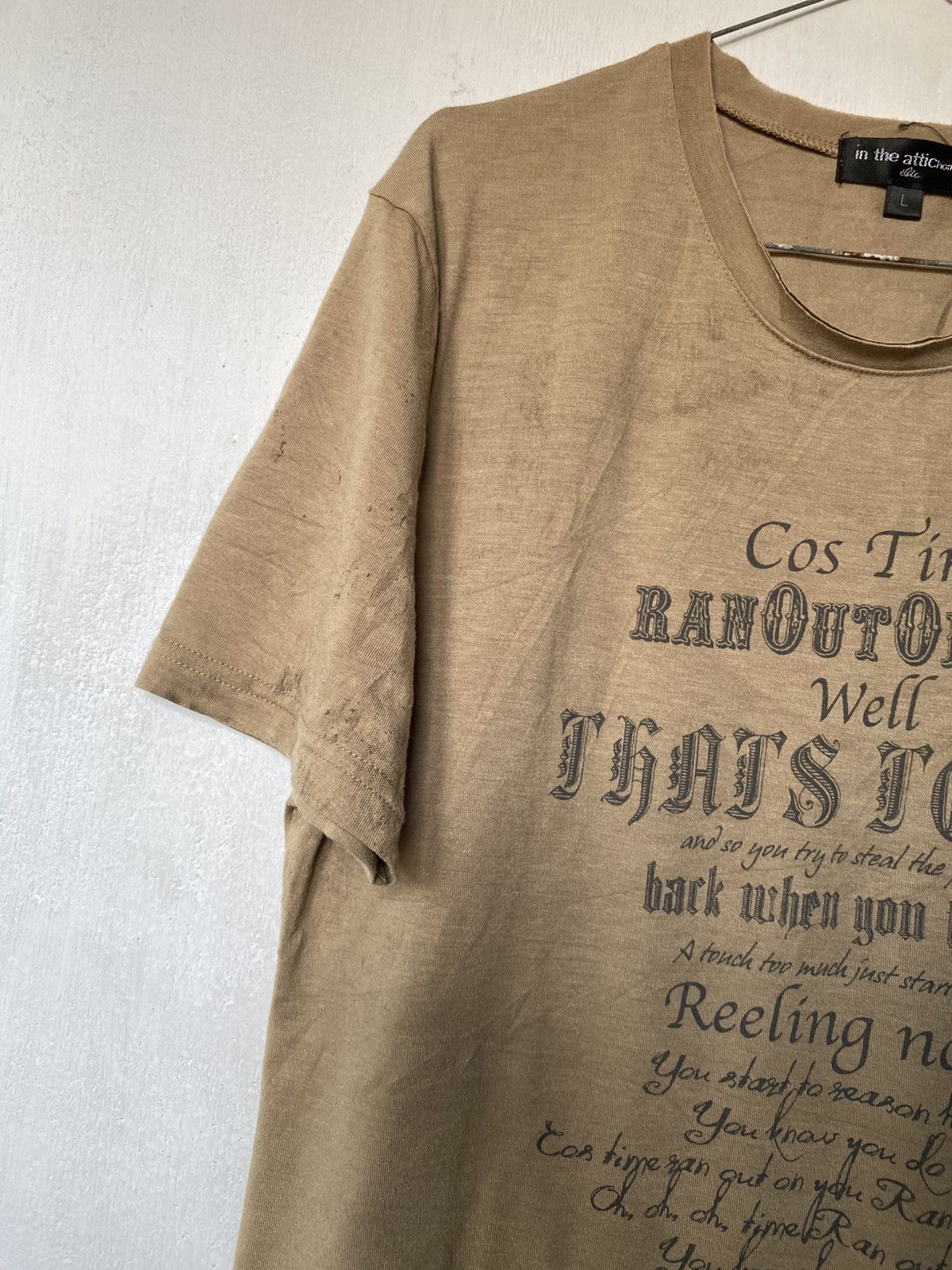 If Six Was Nine × In The Attic × Le Grande Bleu (L.G.B.) In The Attic Homme Poem Feather Tshirt Size US M / EU 48-50 / 2 - 7 Thumbnail