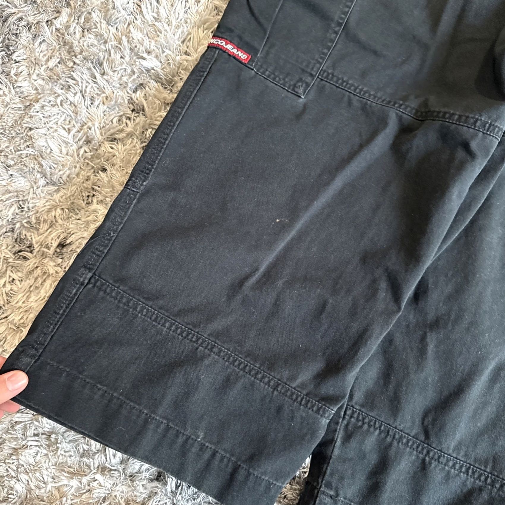 JNCO VINTAGE Jnco Embroidered Black Cargo Pants 90s Y2K Men's Size 32x30 RARE HTF Size US 32 / EU 48 - 2 Thumbnail