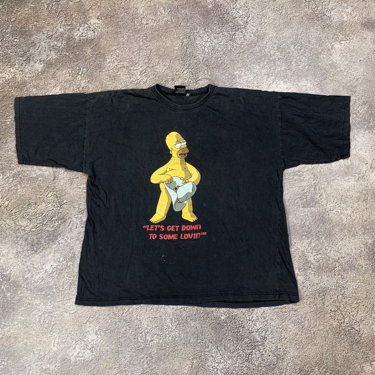 Vintage Vintage 90s Homer Simpson Graphic Tee Cartoon Humor Streetwe Size US XXL / EU 58 / 5 - 1 Thumbnail