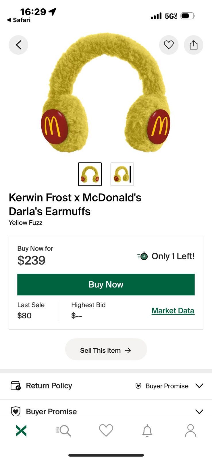 Other Kerwin frost McDonalds earmuffs Size ONE SIZE - 3 Thumbnail