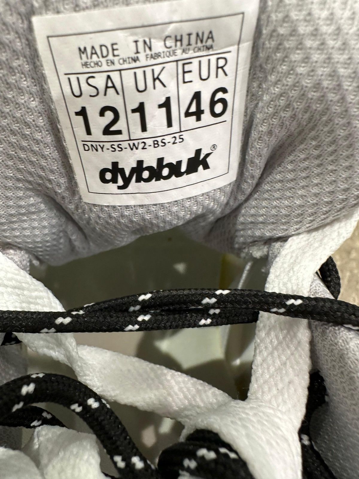 Dybbuk DYBBUK - Vortex V.2 Sneakers Silver/Black Size US 12 / EU 45 - 6 Thumbnail