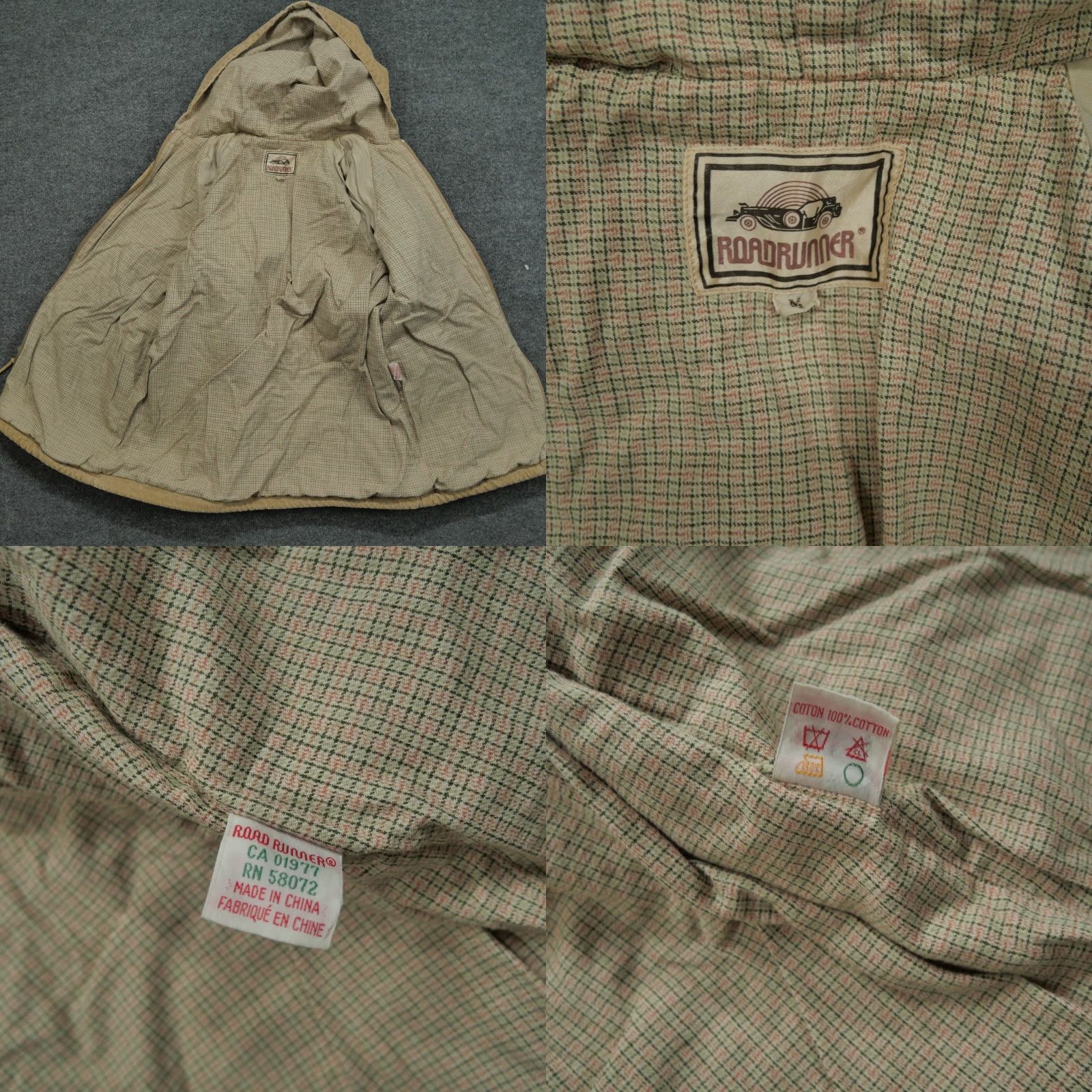 Vintage VINTAGE Roadrunner Jacket Men Adult Medium M Brown Corduroy Hooded Bomber 80s Size US M / EU 48-50 / 2 - 8 Thumbnail