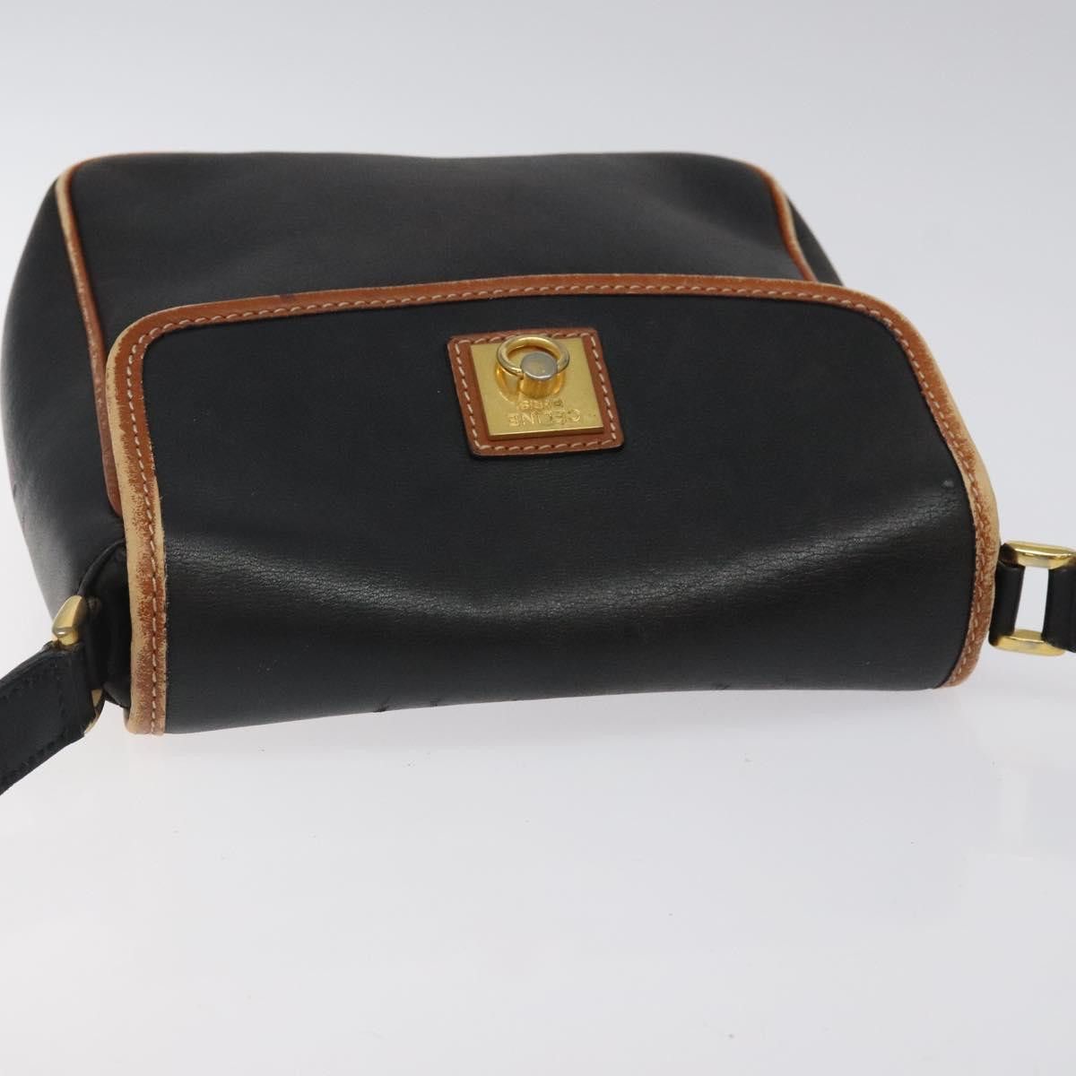 Celine CELINE Shoulder Bag Leather Black Gold Size ONE SIZE - 6 Thumbnail