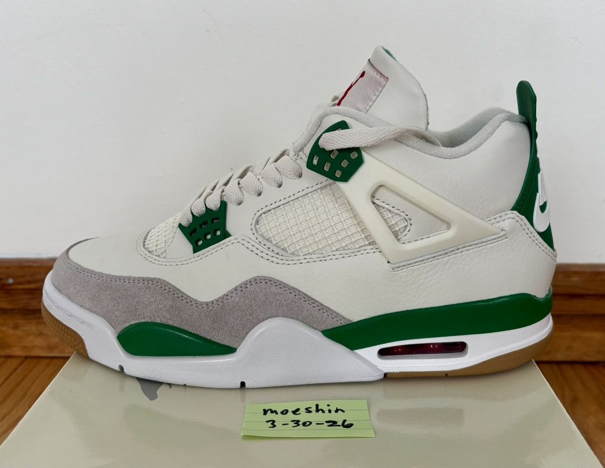 Jordan Brand Jordan 4 Retro SB Pine Green Size US 9 / EU 42 - 4 Thumbnail