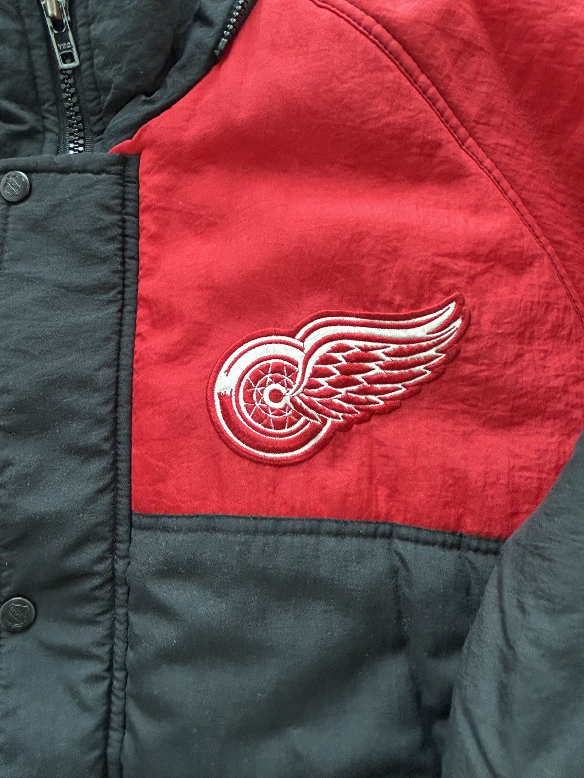 Pro Player Vintage 90s Detroit Red Wings Puffer Jacket Pro Player Size US XL / EU 56 / 4 - 4 Thumbnail
