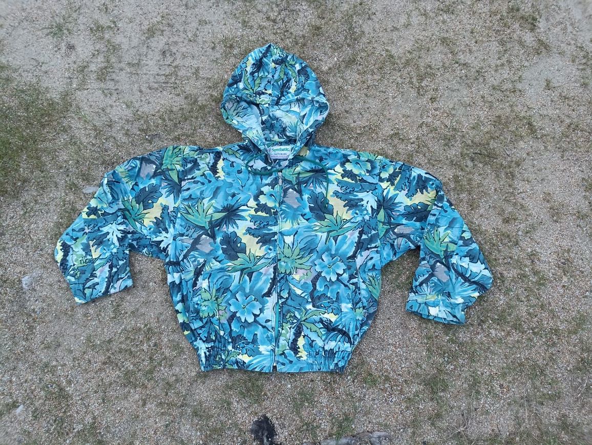 Japanese Brand × Vintage Zipper hoodie Full flower tye Die design Size L / US 10 / IT 46 - 3 Thumbnail