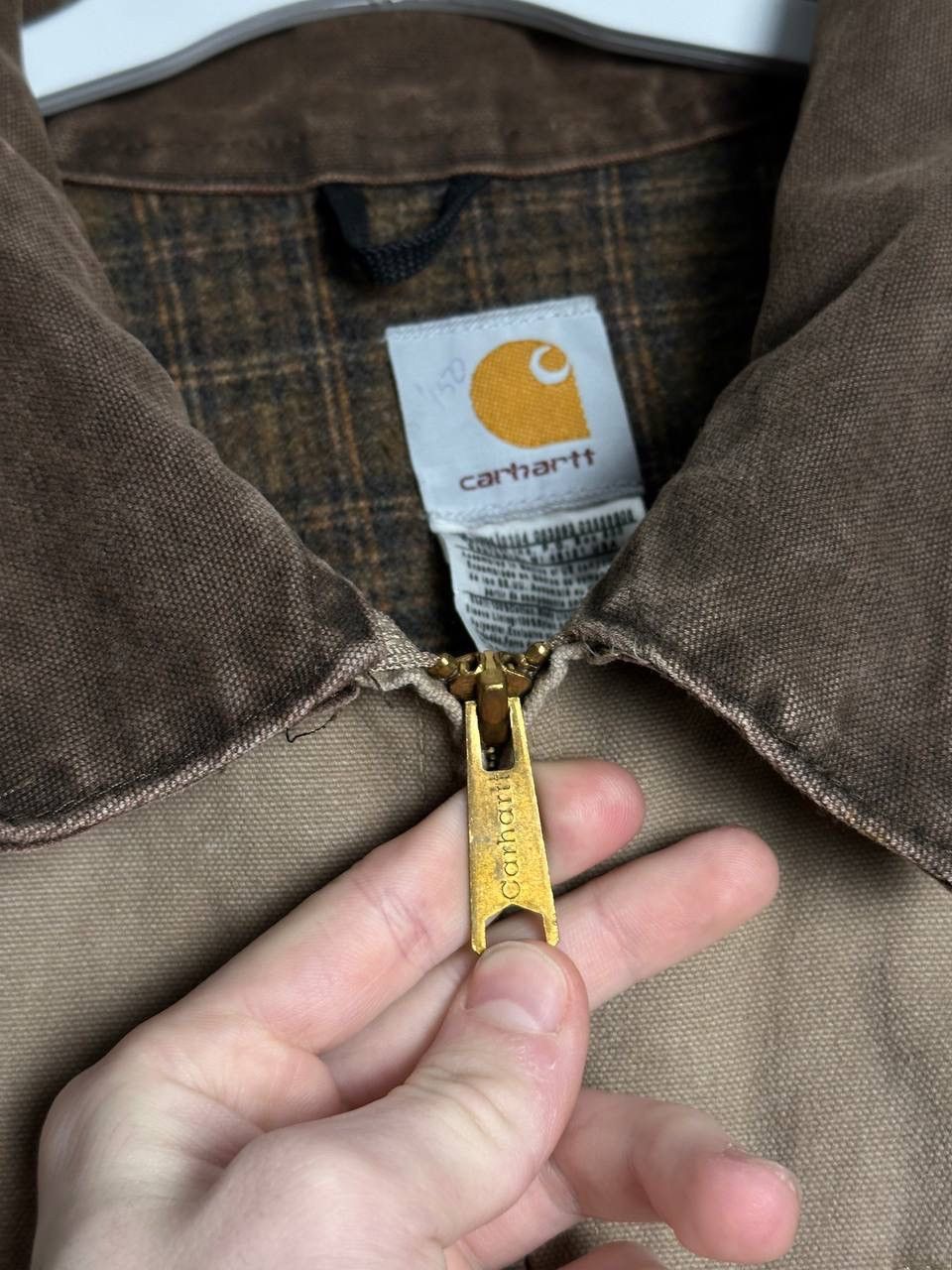 Carhartt Vintage Carhartt Detroit Jacket Brown USA 4XL Size US XXL / EU 58 / 5 - 6 Thumbnail