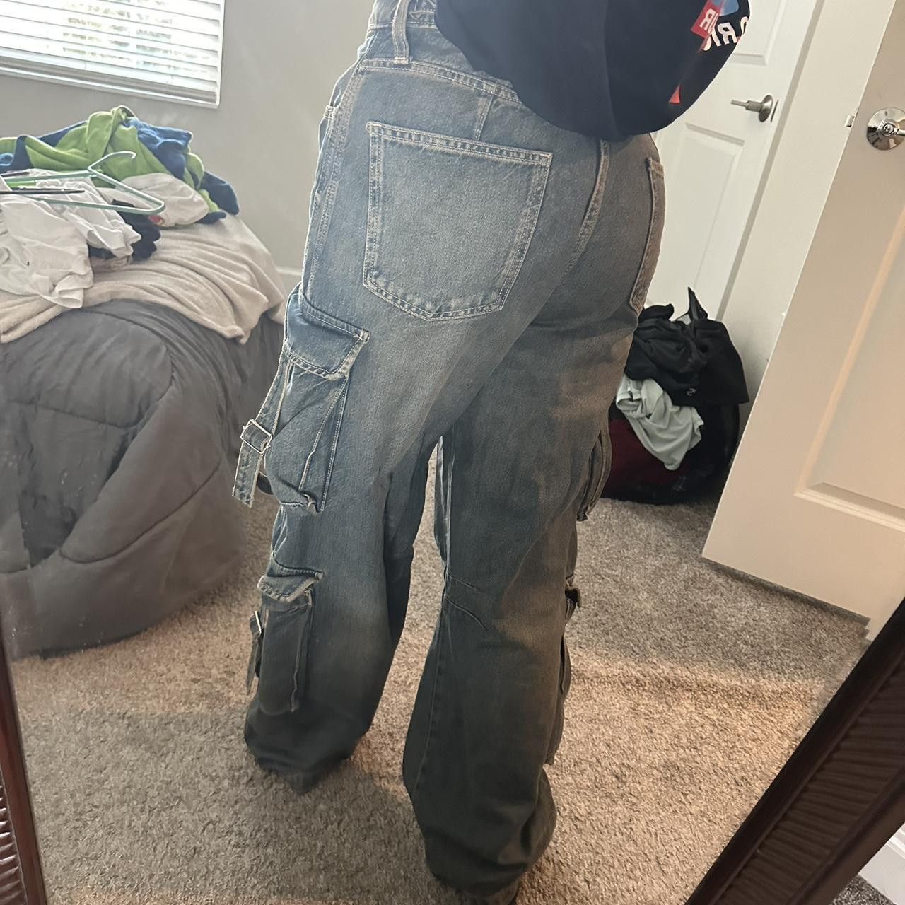 Zara Zara Multi Cargo Jeans Size 28" / US 6 / IT 42 - 6 Thumbnail