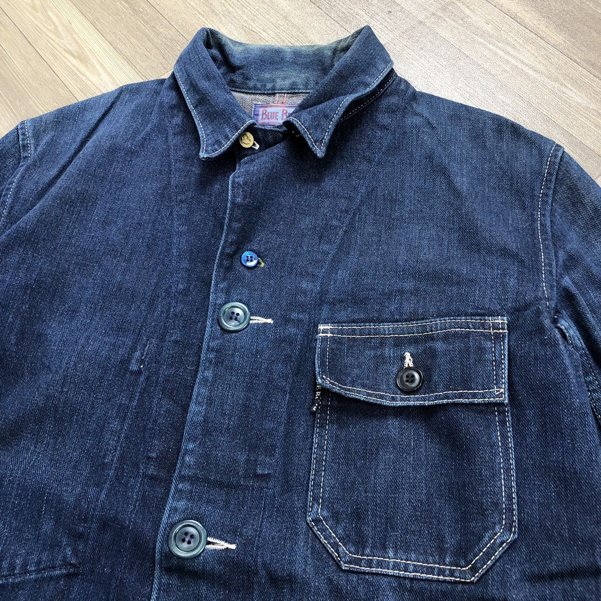 Blue Blue Japan × Vintage 1990s Vintage Blue Blue Japan Selvedge Chore Jacket Size US M / EU 48-50 / 2 - 6 Thumbnail
