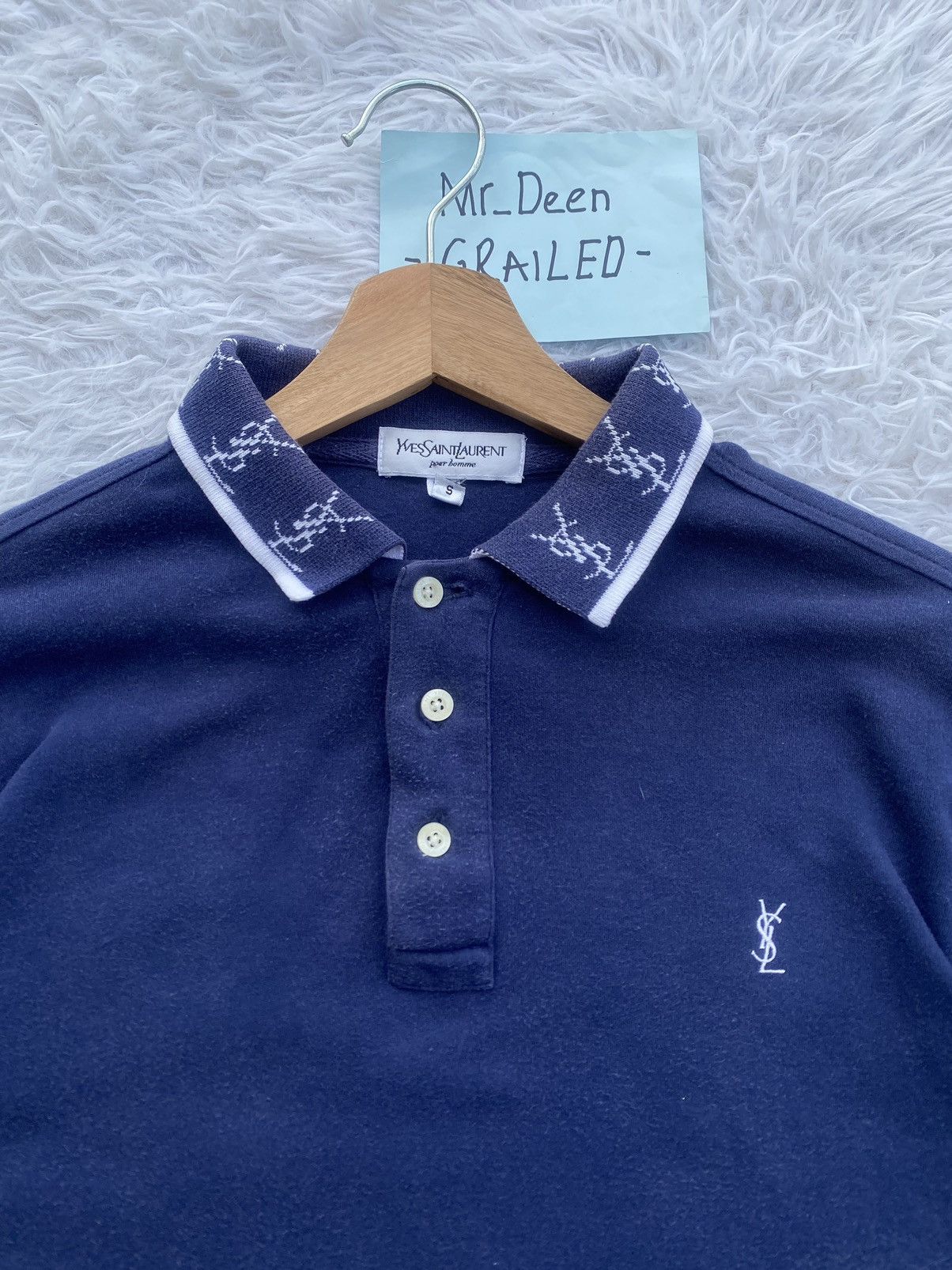 Yves Saint Laurent Rare Vintage YSL Yves Saint Laurent Polo Shirt Size US M / EU 48-50 / 2 - 7 Thumbnail