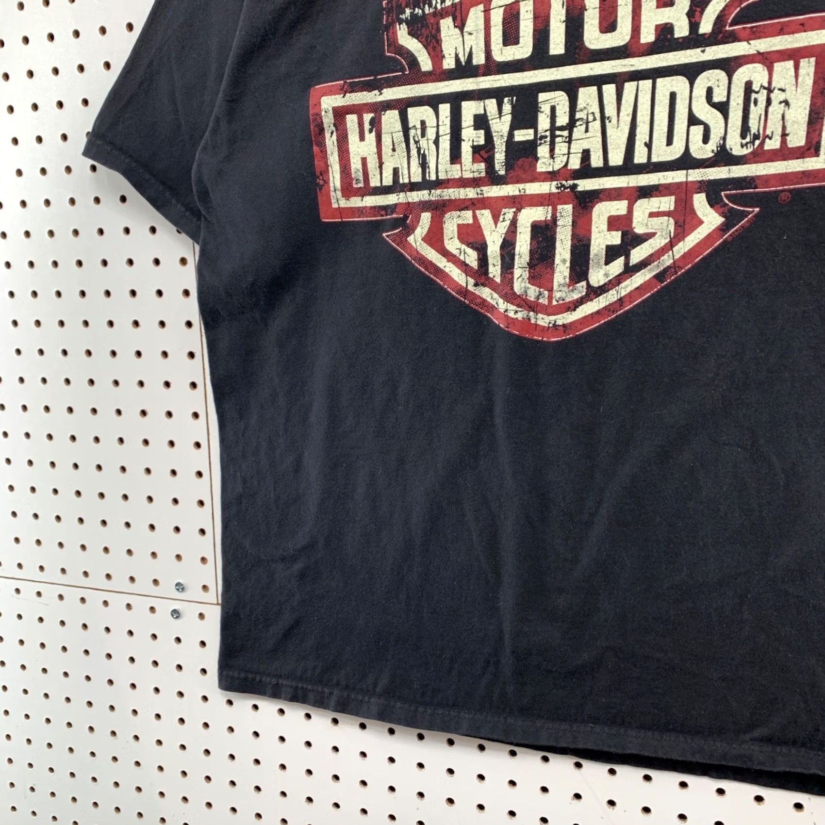 Harley Davidson Harley-Davidson Shirt Mens XL Black Fox Rivers ST Charles Illinois 23x28.5 Size US XL / EU 56 / 4 - 6 Thumbnail