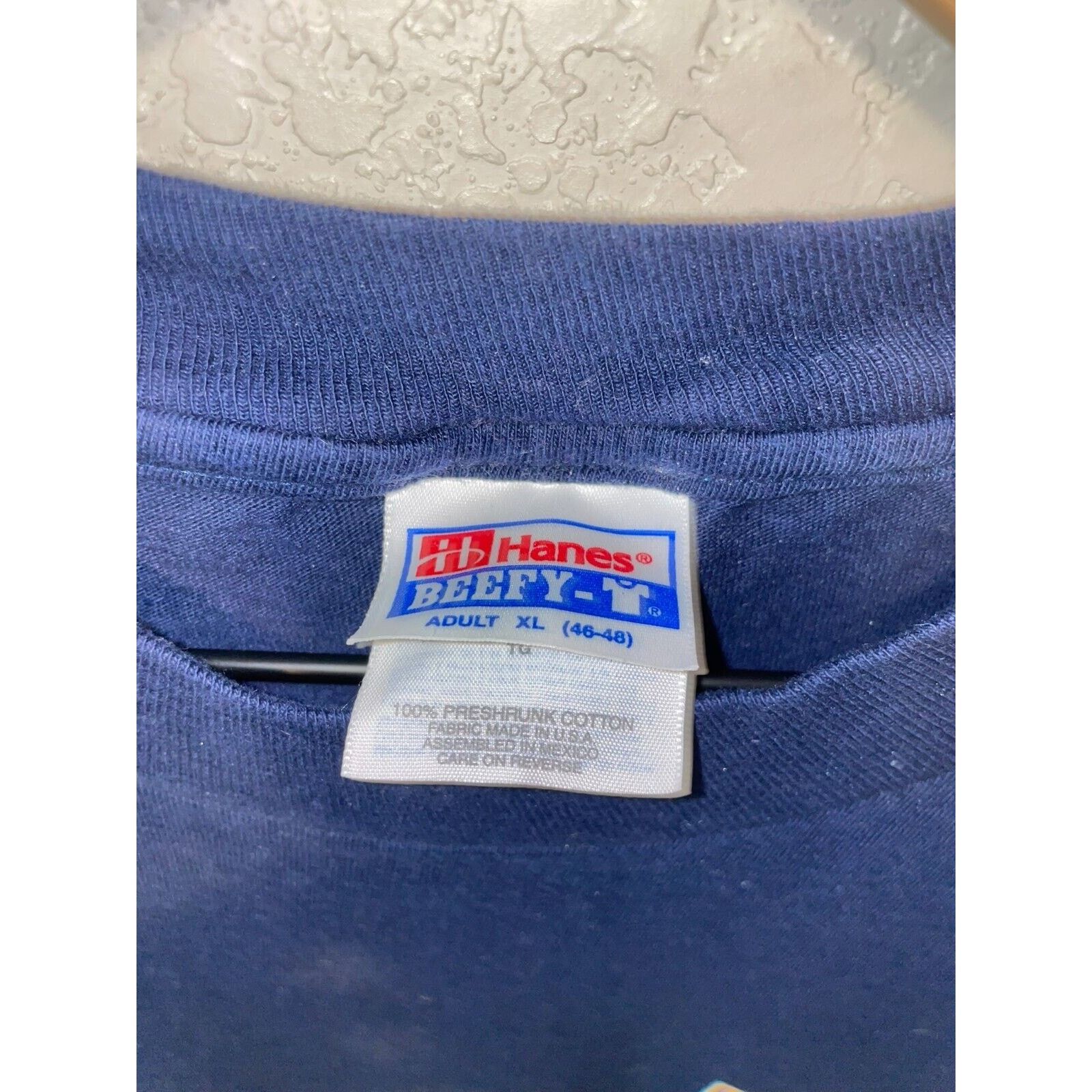 Hanes Vintage Theater Shirt La Jolla Playhouse 50th Blue Tee VTG Size US XL / EU 56 / 4 - 4 Thumbnail