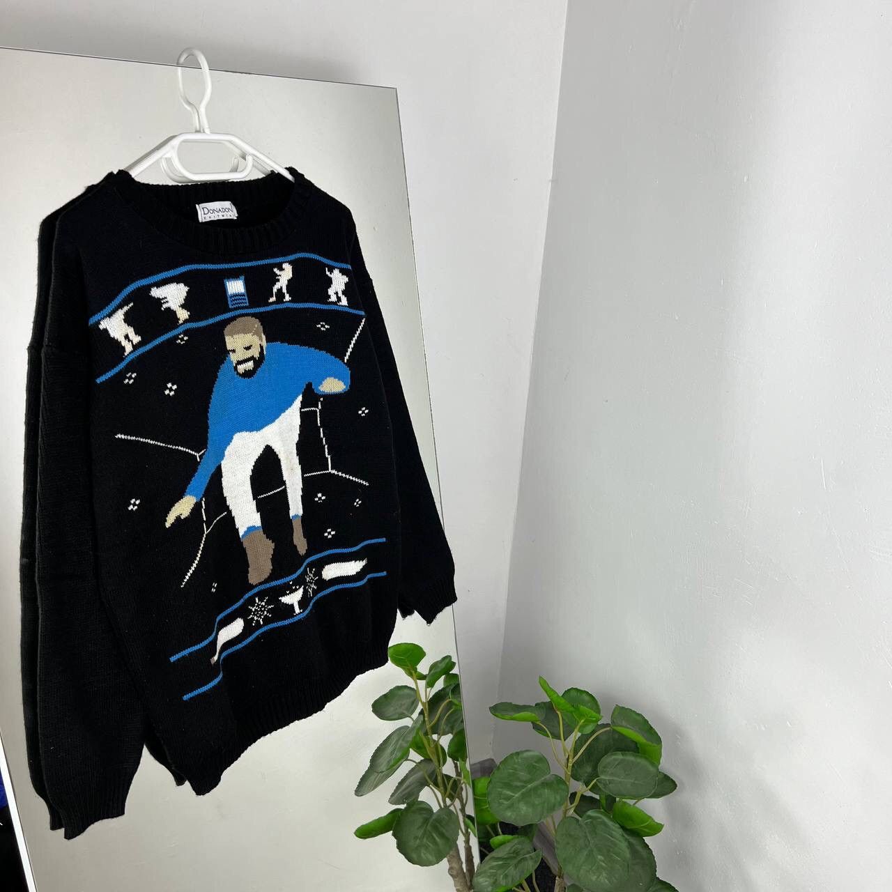 Vintage Dance Drake Sweater Vintage Sweater Y2k Humor Knit Size US S / EU 44-46 / 1 - 1 Thumbnail