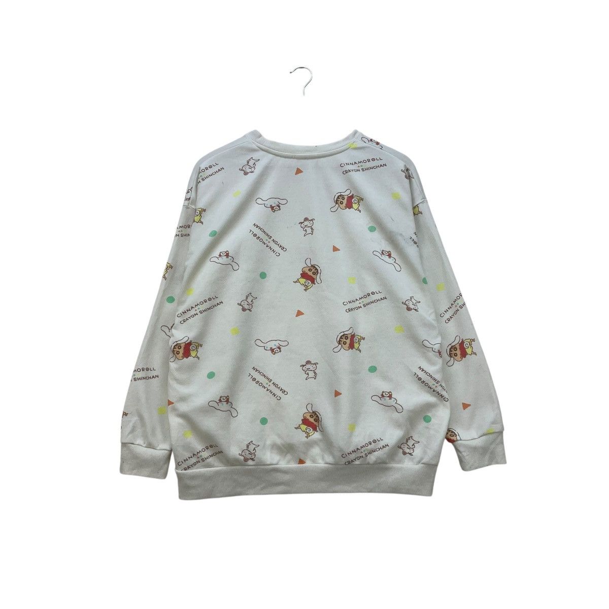 Anime 💥Vintage Crayon Shinchan Fullprint Monogram Sweatshirt Size US M / EU 48-50 / 2 - 2 Thumbnail