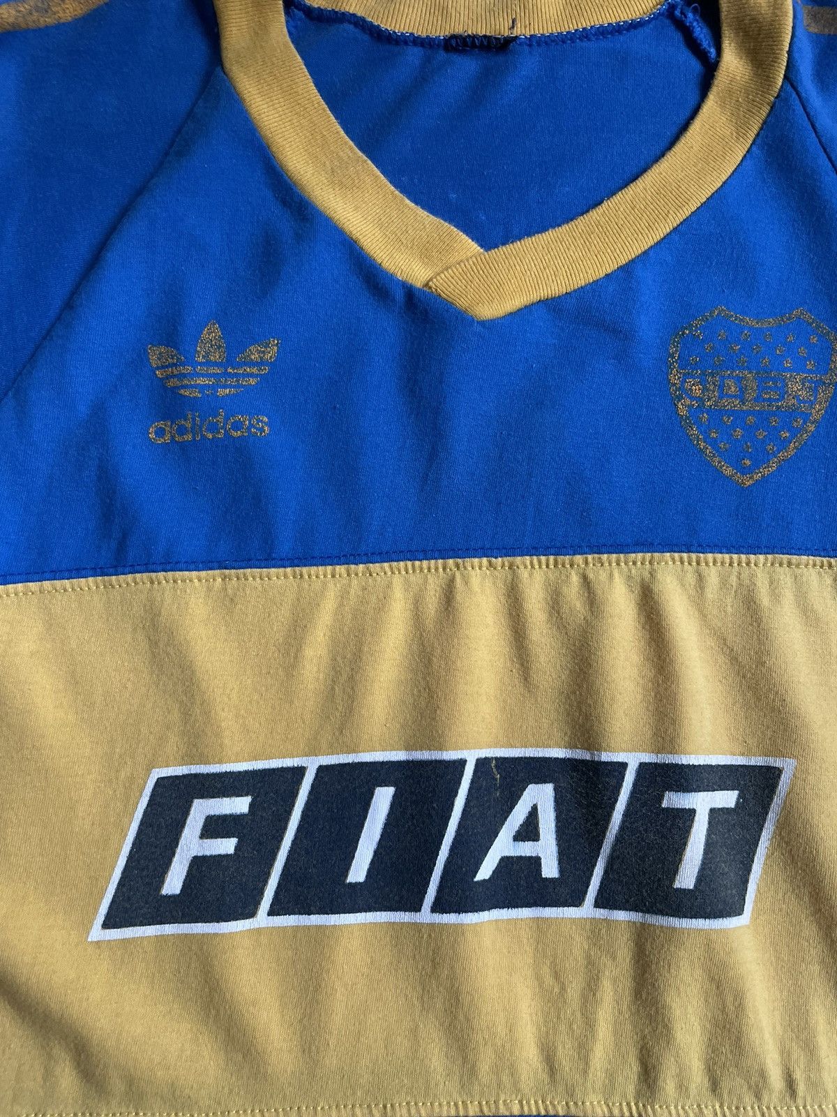 Adidas Vintage Adidas Boca Juniors 80’s Football Shirt #10 Jersey Size US M / EU 48-50 / 2 - 4 Thumbnail