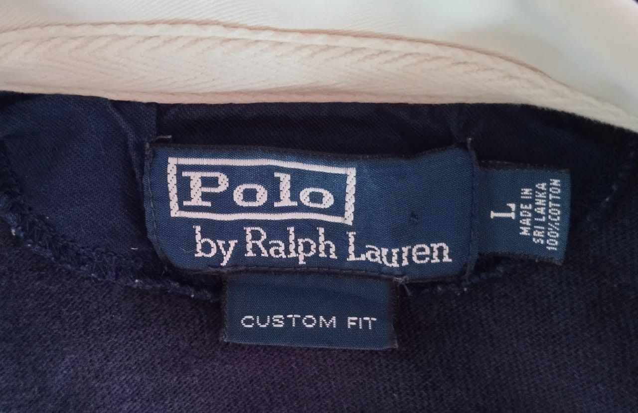 Polo Ralph Lauren Vintage Polo Ralph Lauren Stripe Long Sleve Polo Rugby Shirt Size US L / EU 52-54 / 3 - 5 Thumbnail